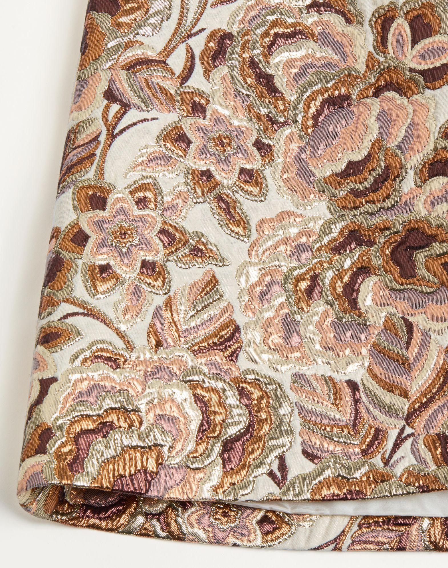 Apres L'Hiver Matelasse' Rose Lurex Skirt  Product Image