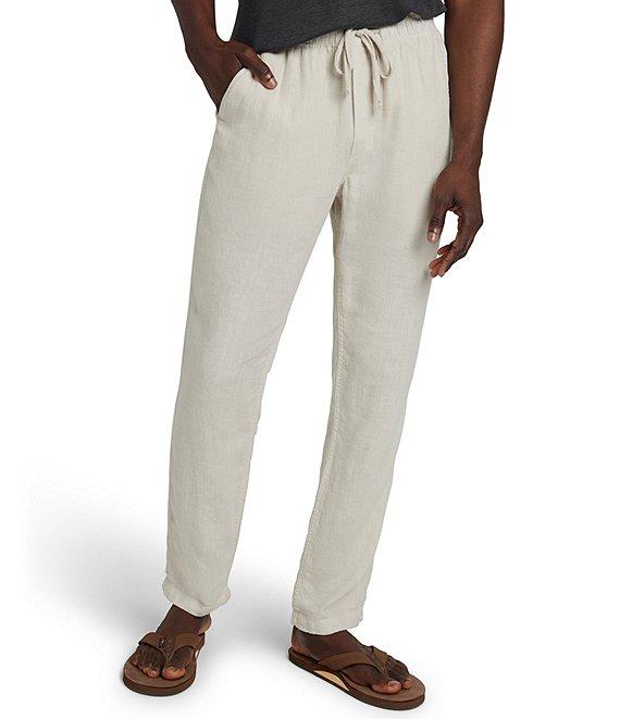 Faherty Slim Fit Linen Drawstring Pants Product Image
