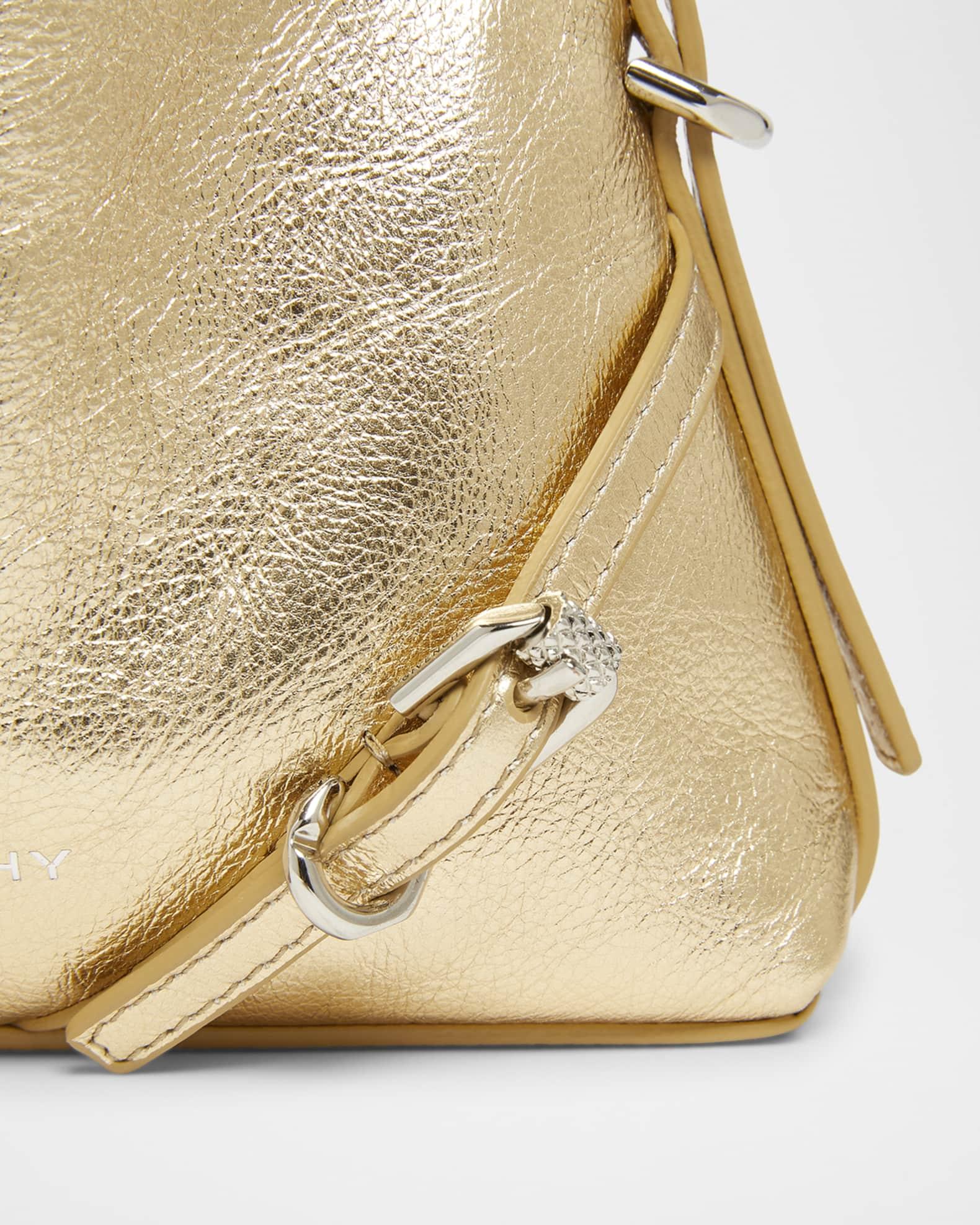 Voyou Nano Shoulder Bag in Metallic Leather  Product Image