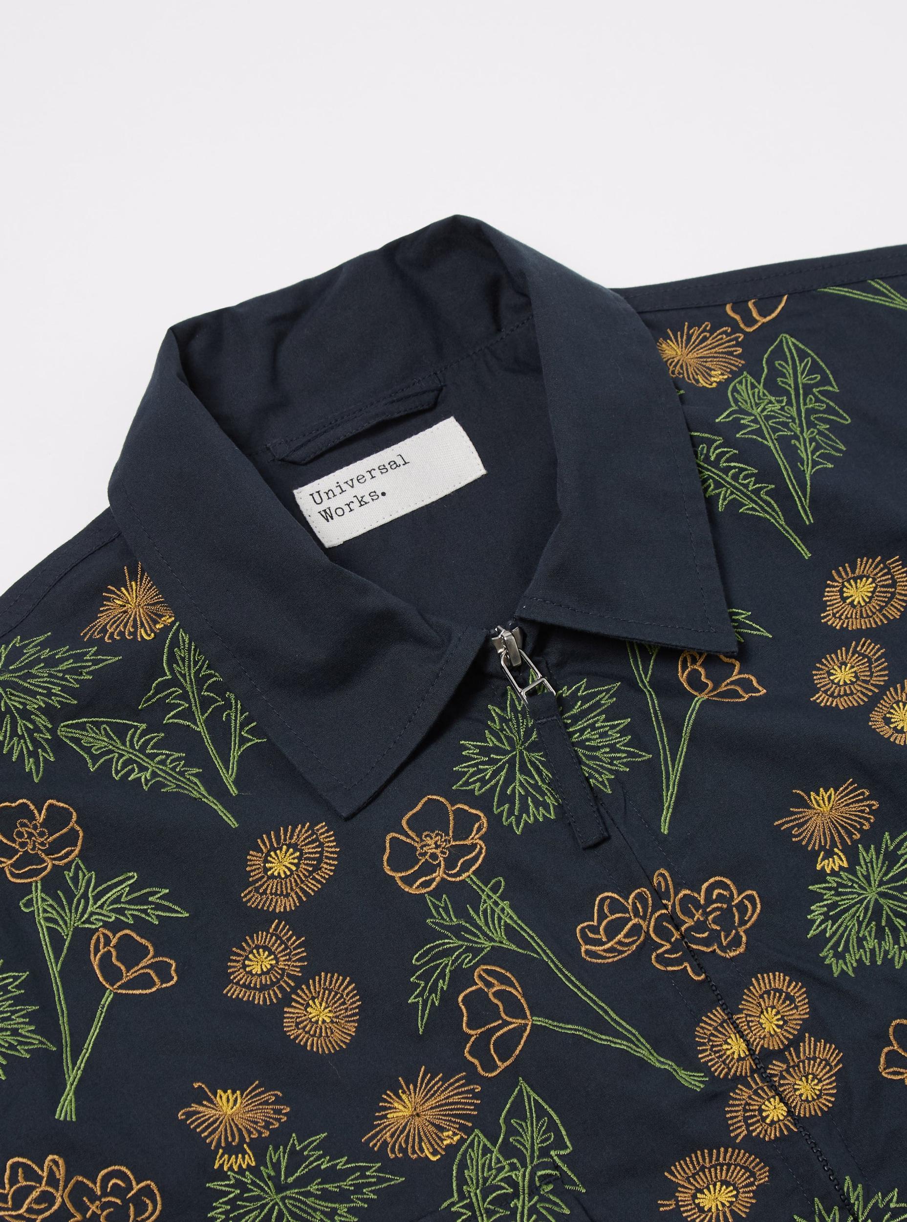 Flower Mountain x Universal Works Navy Broadcloth E130 Jacket Product Image