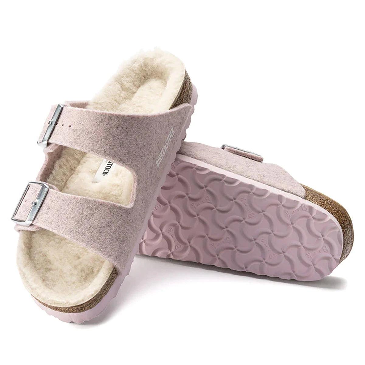 Birkenstock Arizona Happy Lamb Wool Felt Sandals Product Image