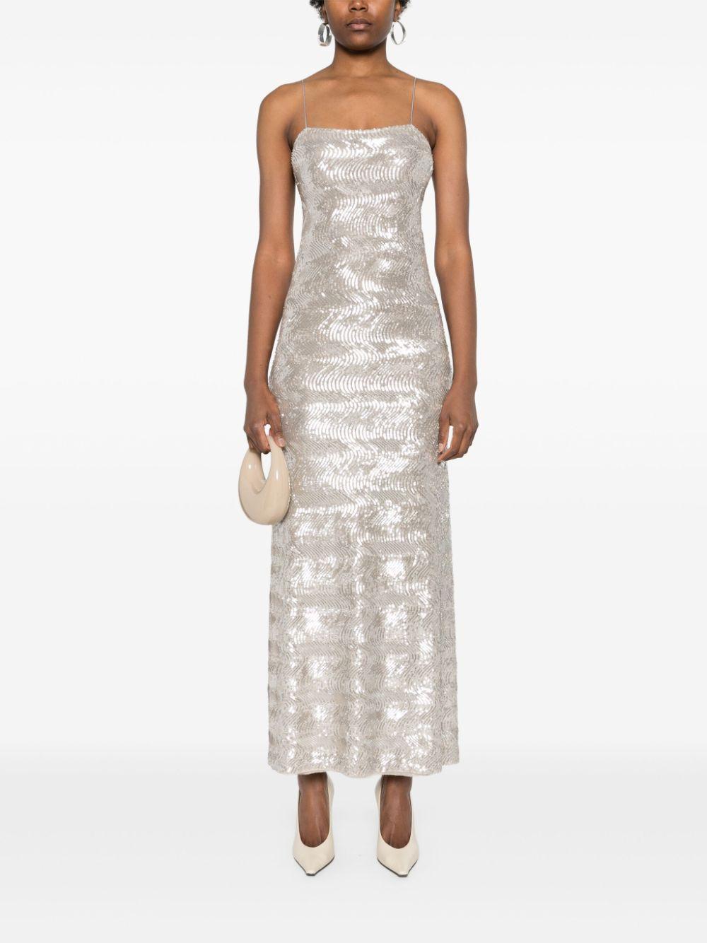 sequinned maxi dress Product Image