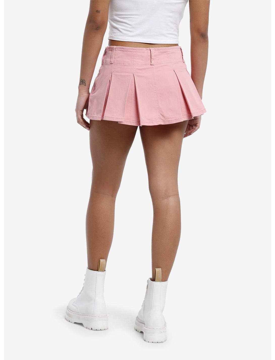 Dusty Rose Pleated Micro Skort Product Image