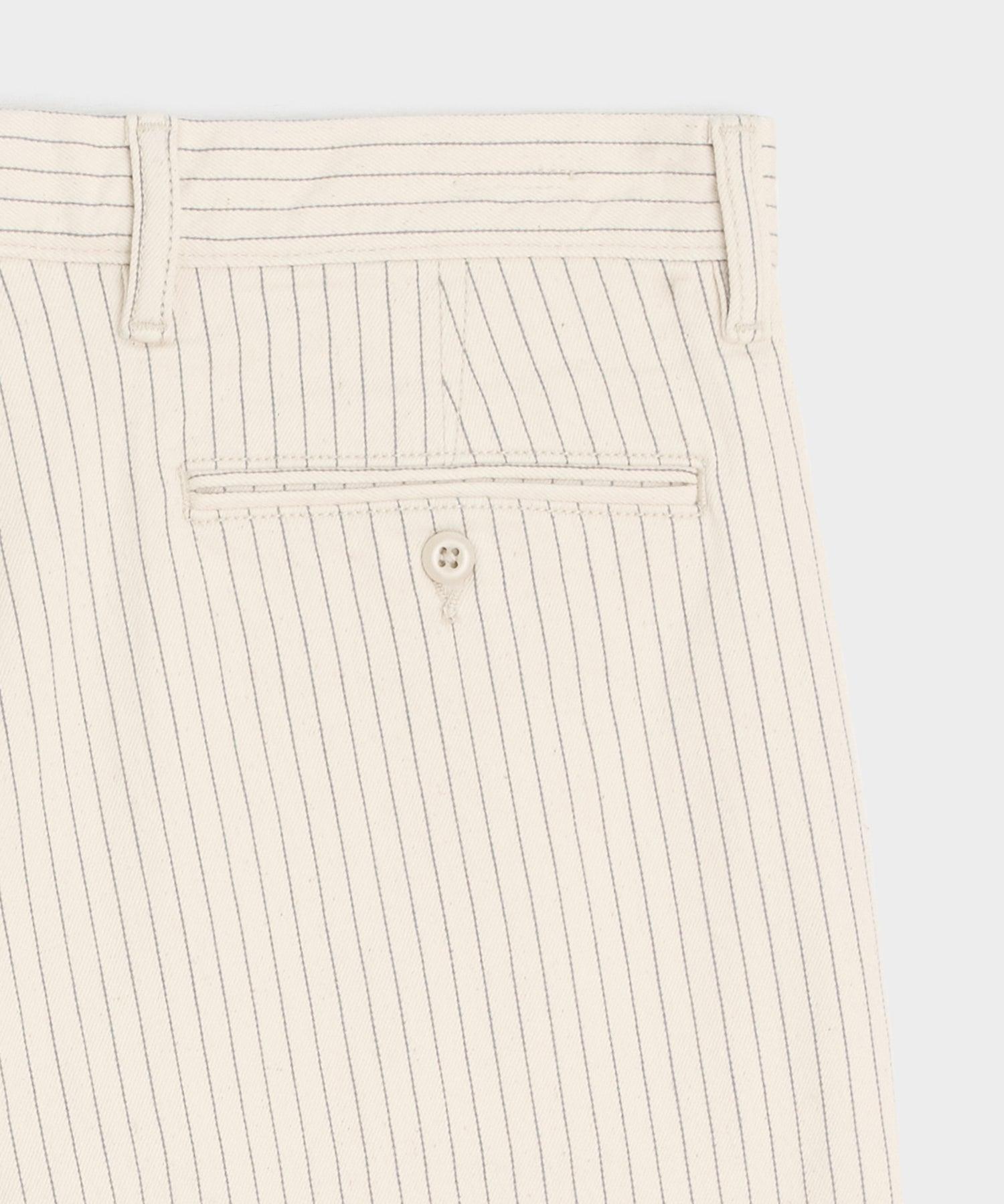 Relaxed Striped Denim Chino Product Image