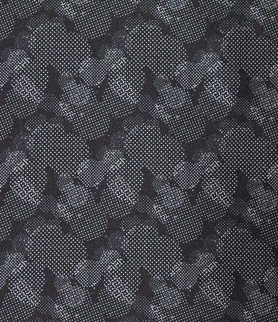 Murano Slim Fit Performance Stretch Circle Print Long Sleeve Woven Shirt Product Image