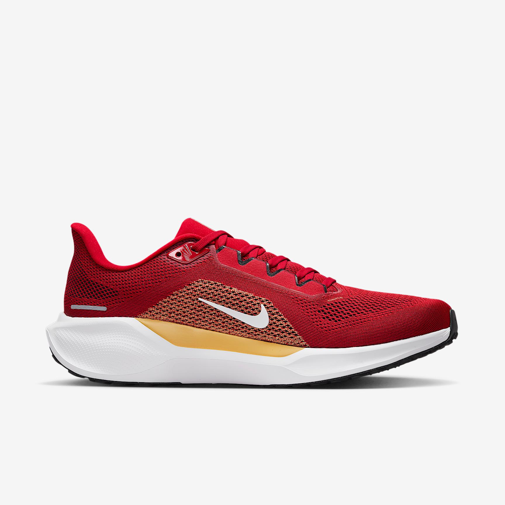 San Francisco 49ers Pegasus 41 Nike Men's NFL Road Running Shoes Product Image