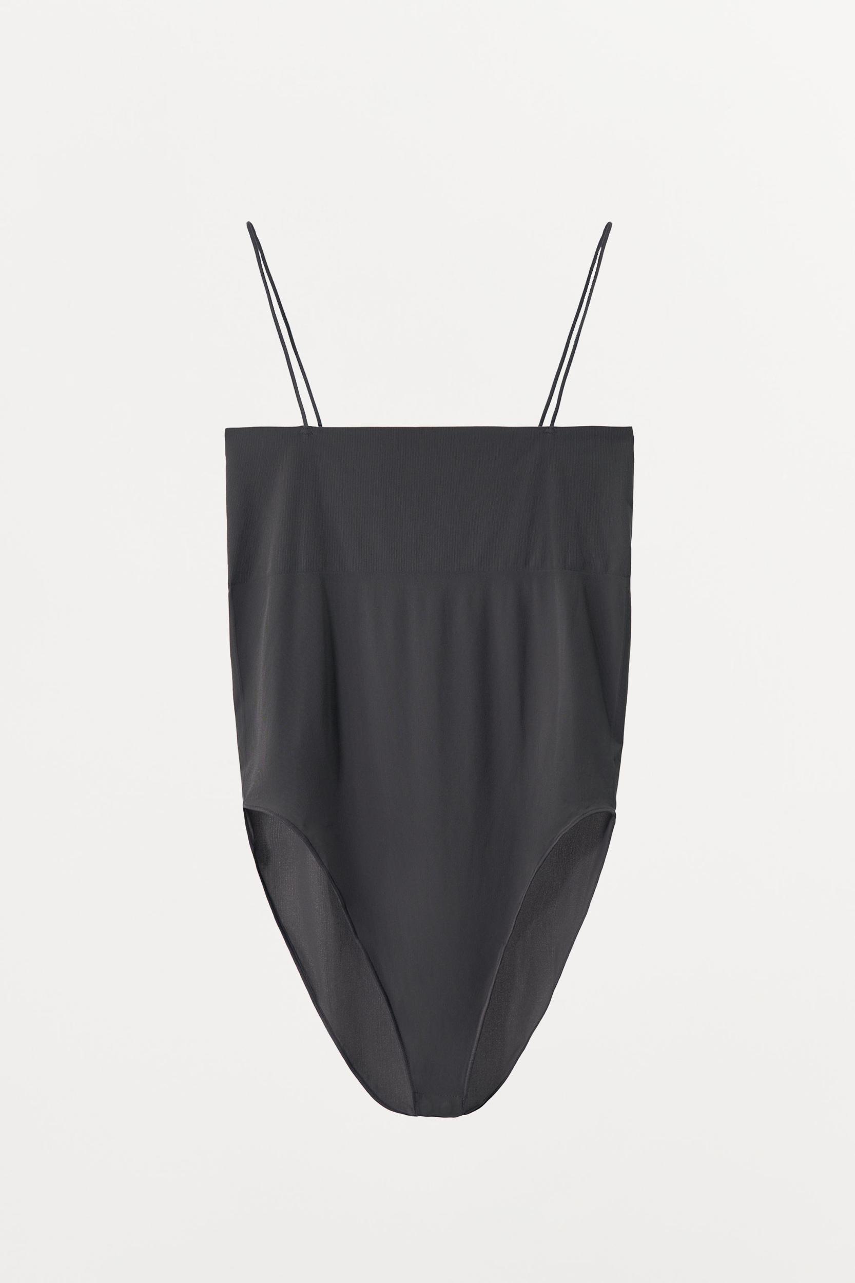 STRAPPY BODYSUIT WITH POLYAMIDE Product Image