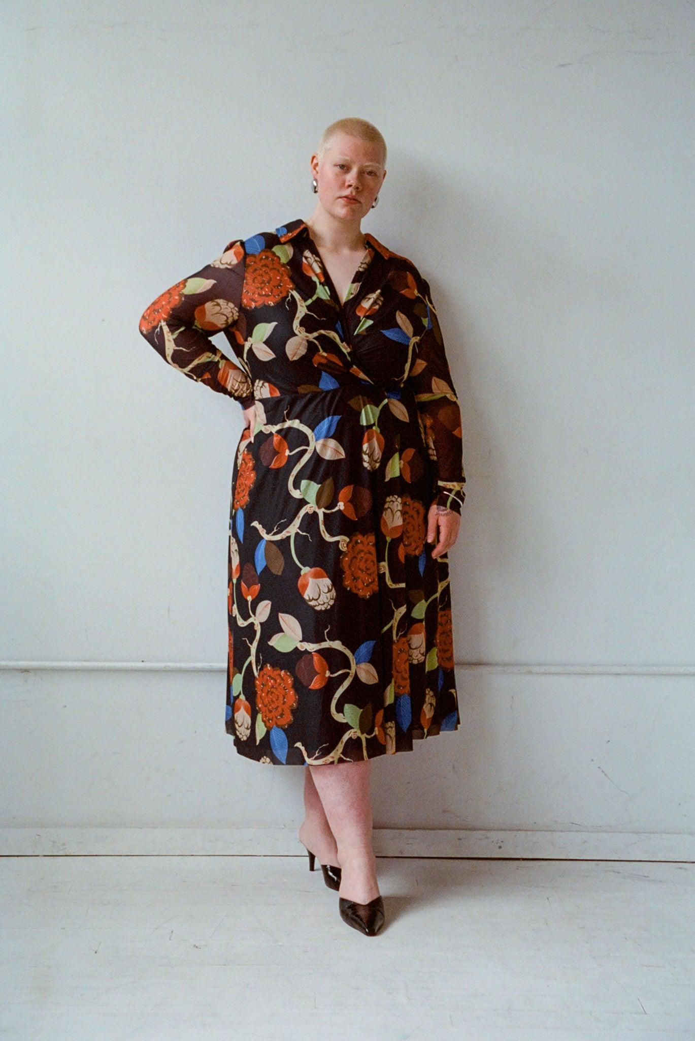 Enid Wrap Dress - Flowering Tree Product Image