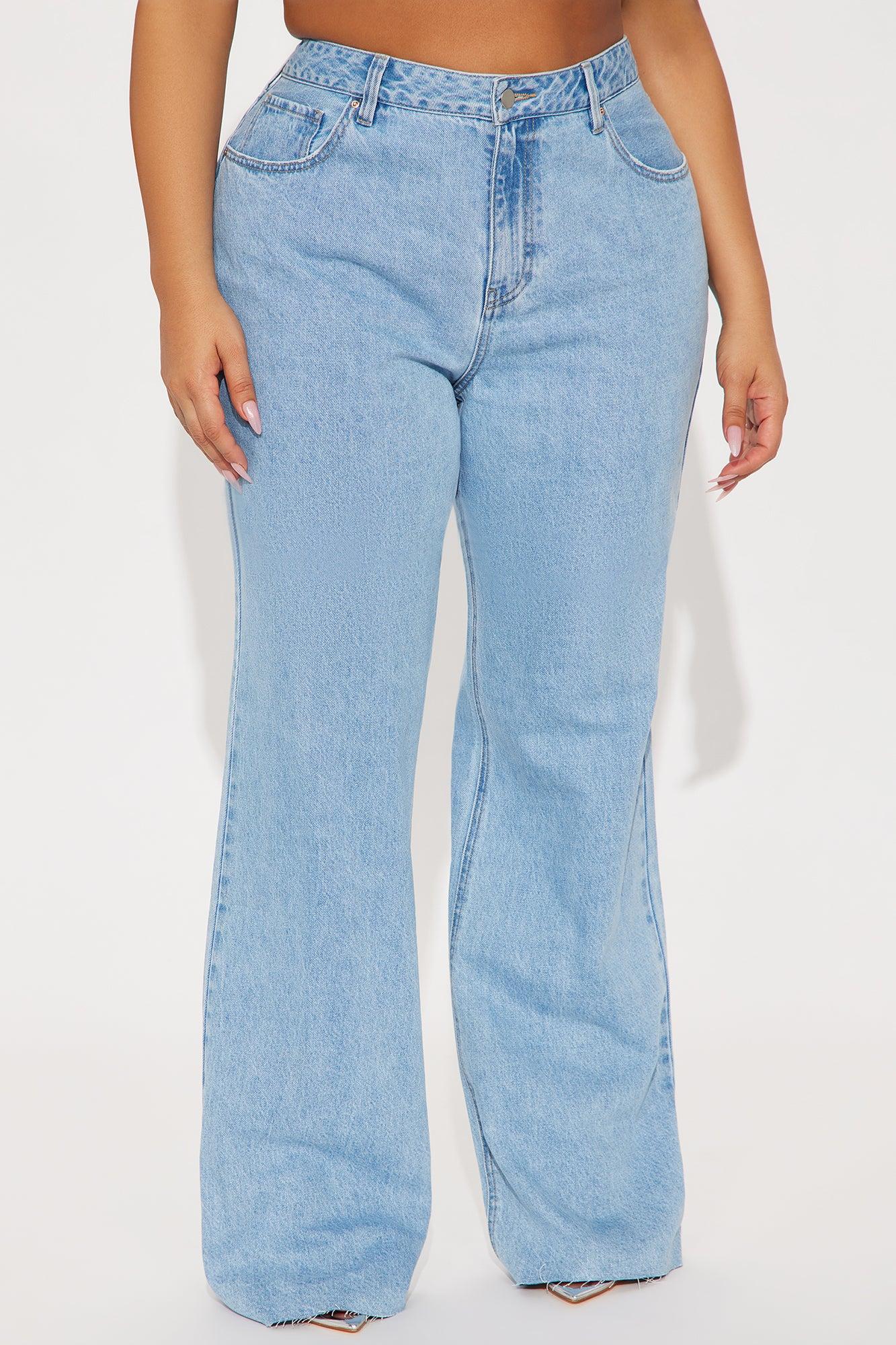 Tall Winona 90's Wide Leg Jeans - Medium Blue Wash Female Product Image