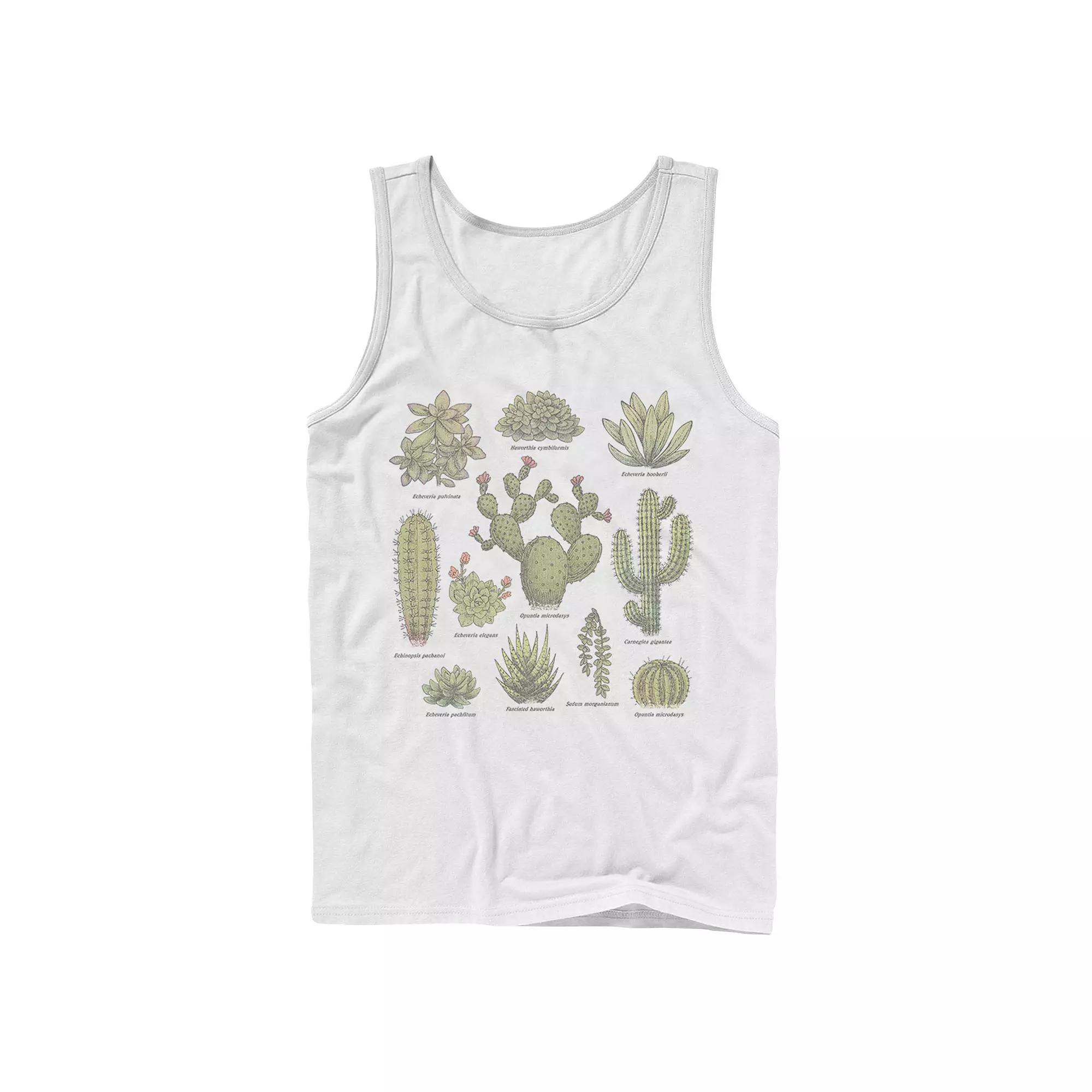Men's Fifth Sun Botanical Cactus Line Up Tank Top,  Product Image