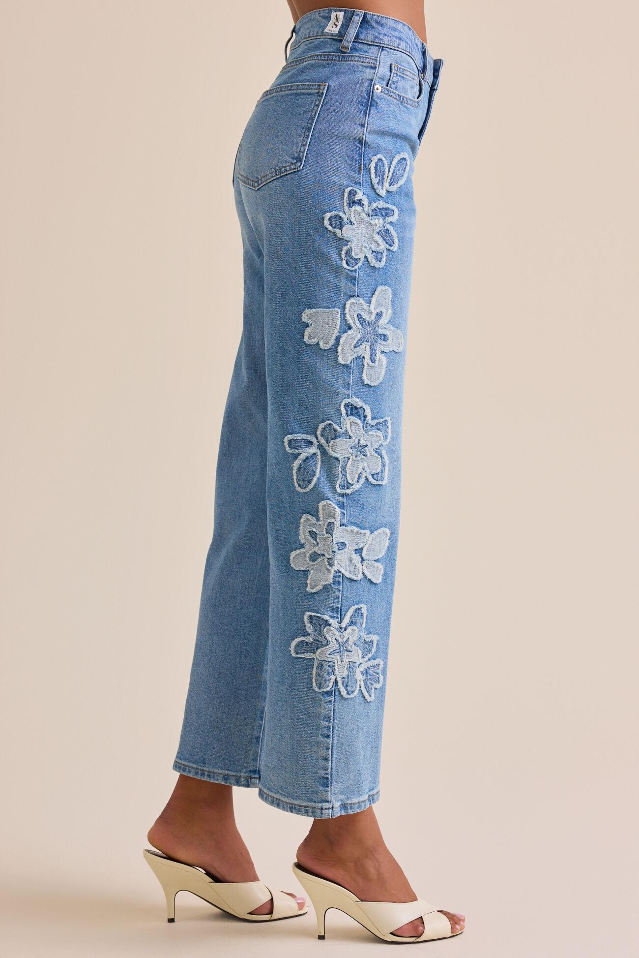 Pollie Patched Jeans Product Image