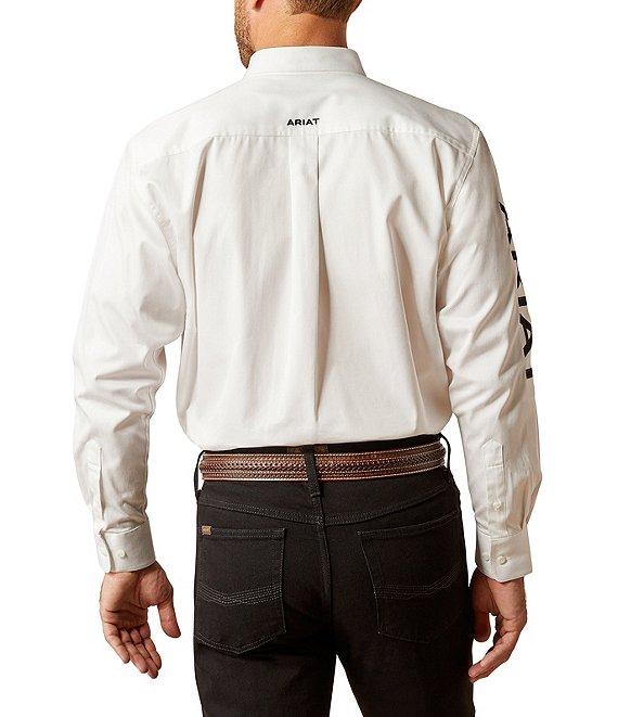 Ariat Big & Tall Team Logo Twill Long Sleeve Woven Shirt Product Image