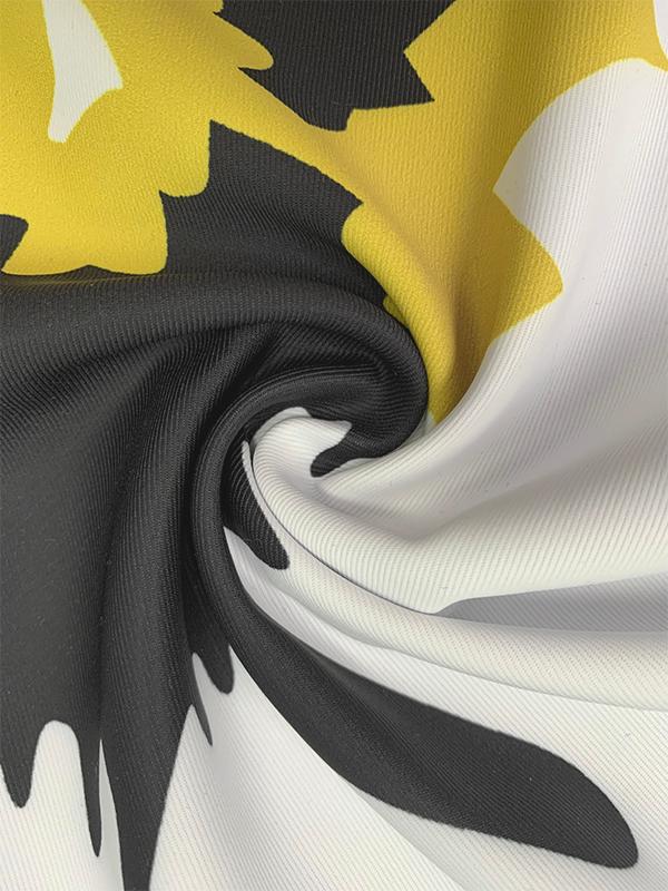 High Waisted Loose Flower Print Pants Trousers Product Image