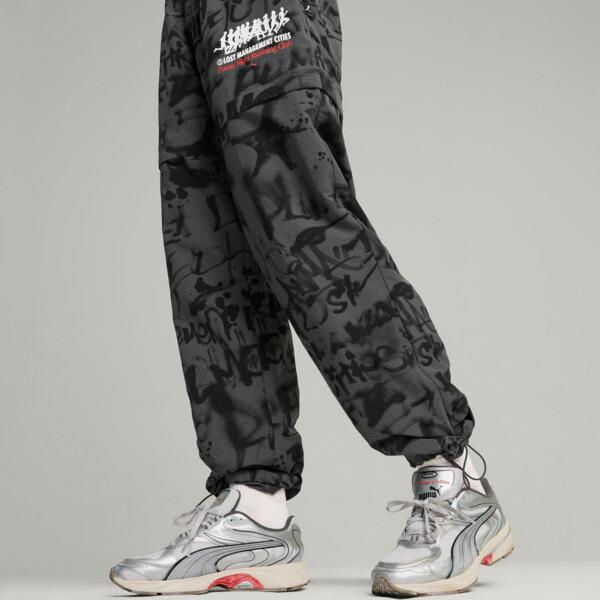 PUMA x LMC All-over Print Pants Men in Shadow Grey Product Image