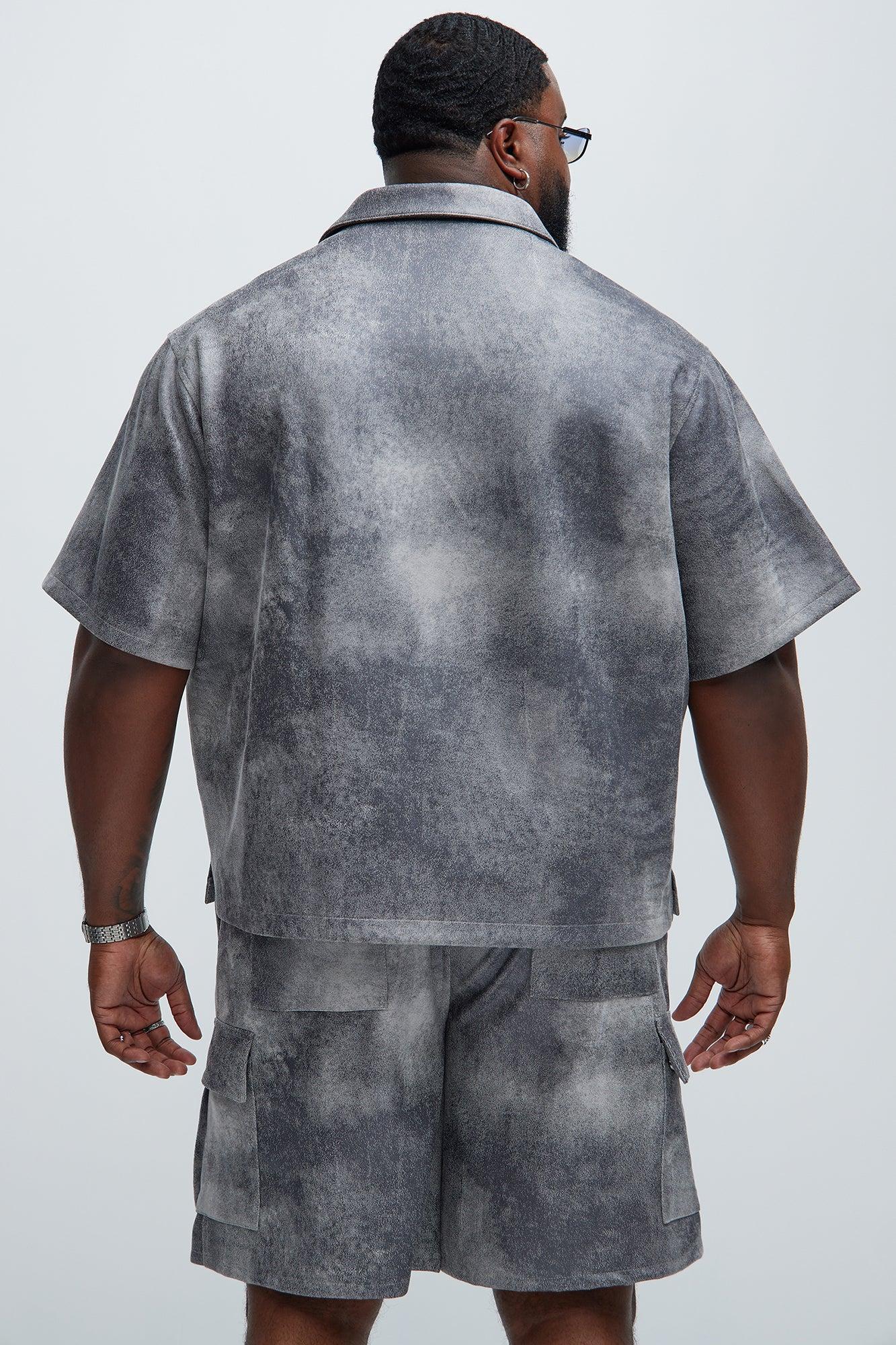 Manor Distressed Shirt - Grey Product Image
