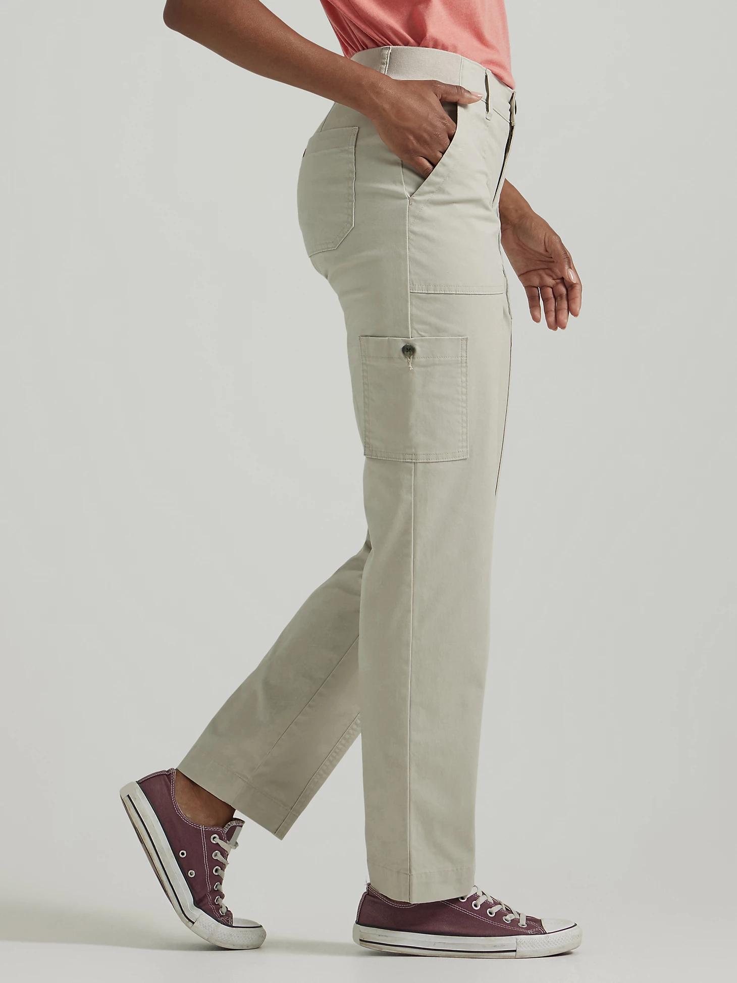 Women's Ultra Lux Comfort with Flex-to-Go Loose Utility Pant (Petite) | Women's Pants | Lee® Product Image