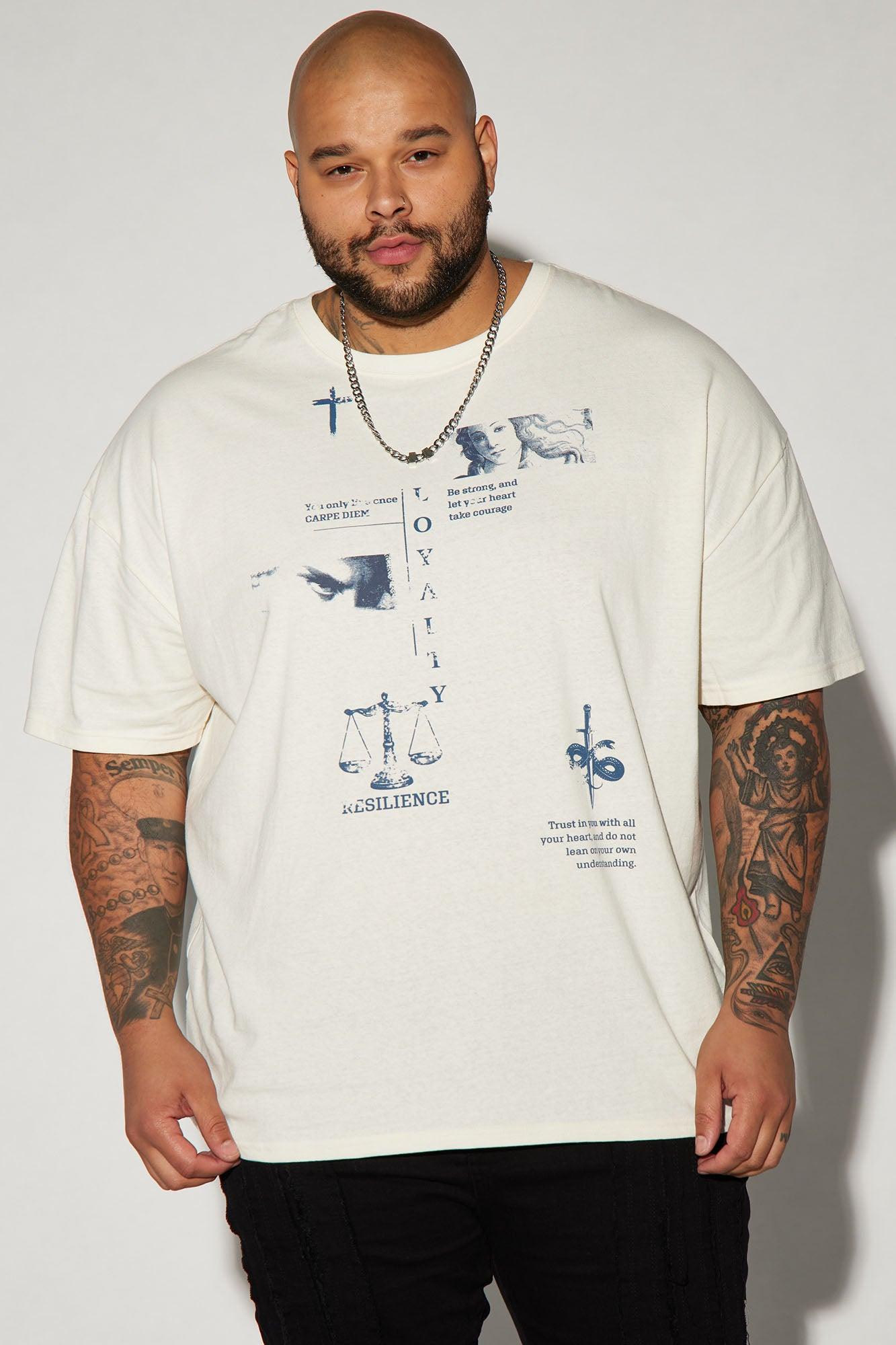 Loyalty Oversized Short Sleeve Tee - White Product Image