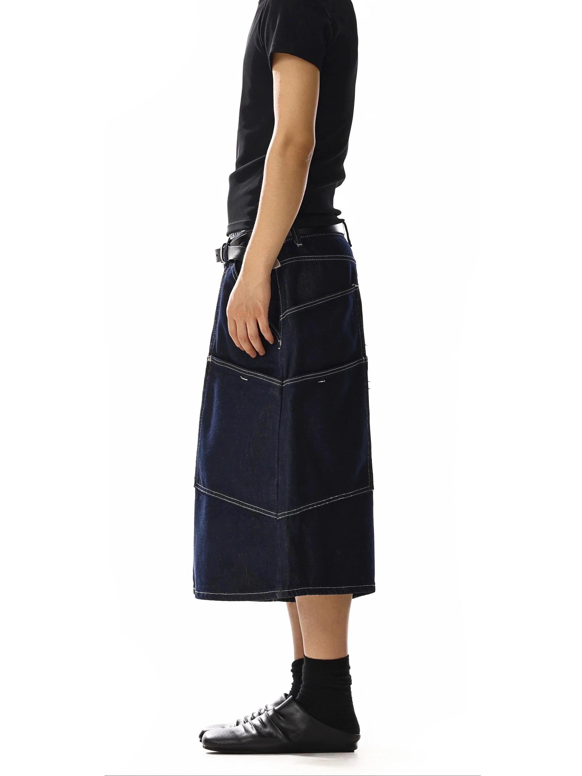 RT No. 18250 BLUE UTILITY WIDE SHORTS Product Image