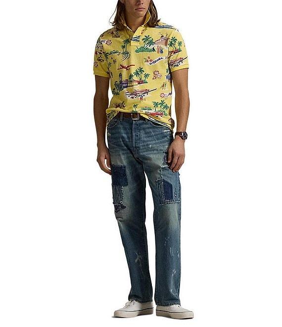 Polo Ralph Lauren Classic Fit Polo Bear Print Short Sleeve Polo Shirt Product Image