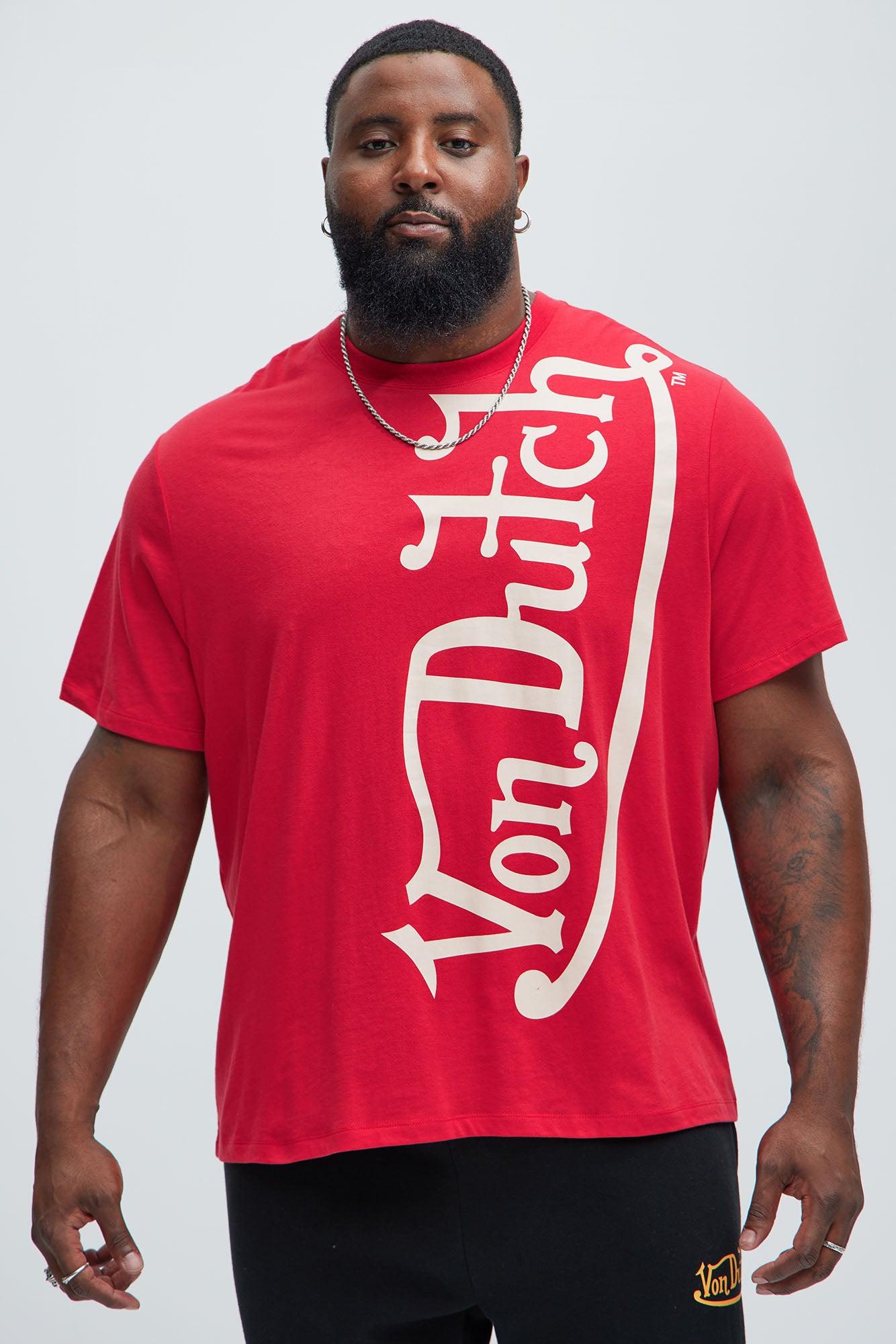 Von Dutch Blasted Short Sleeve Tee - Red Product Image