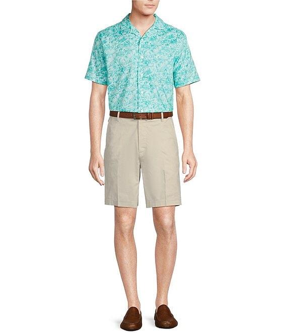 Daniel Cremieux Signature Label Tonal Floral Print Short Sleeve Woven Shirt Product Image