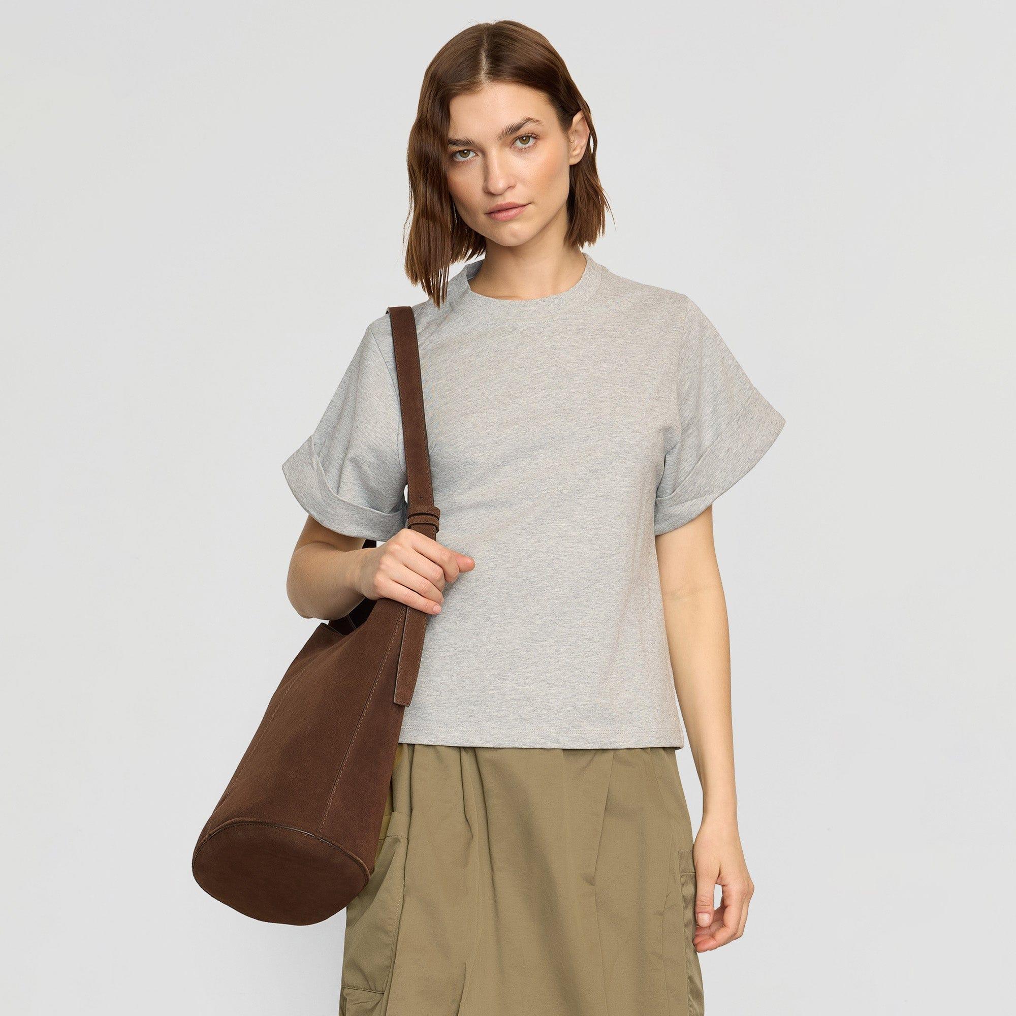 Terri Organic Cotton Structured-Cuff Tee Product Image