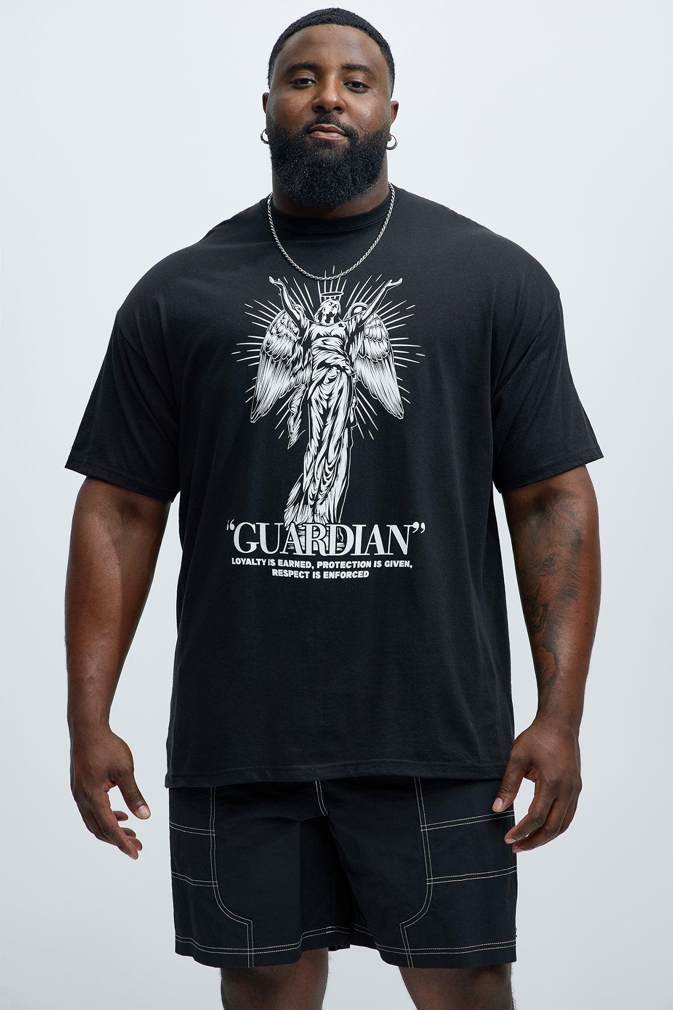 Guardian Angel Short Sleeve Tee - Black Product Image