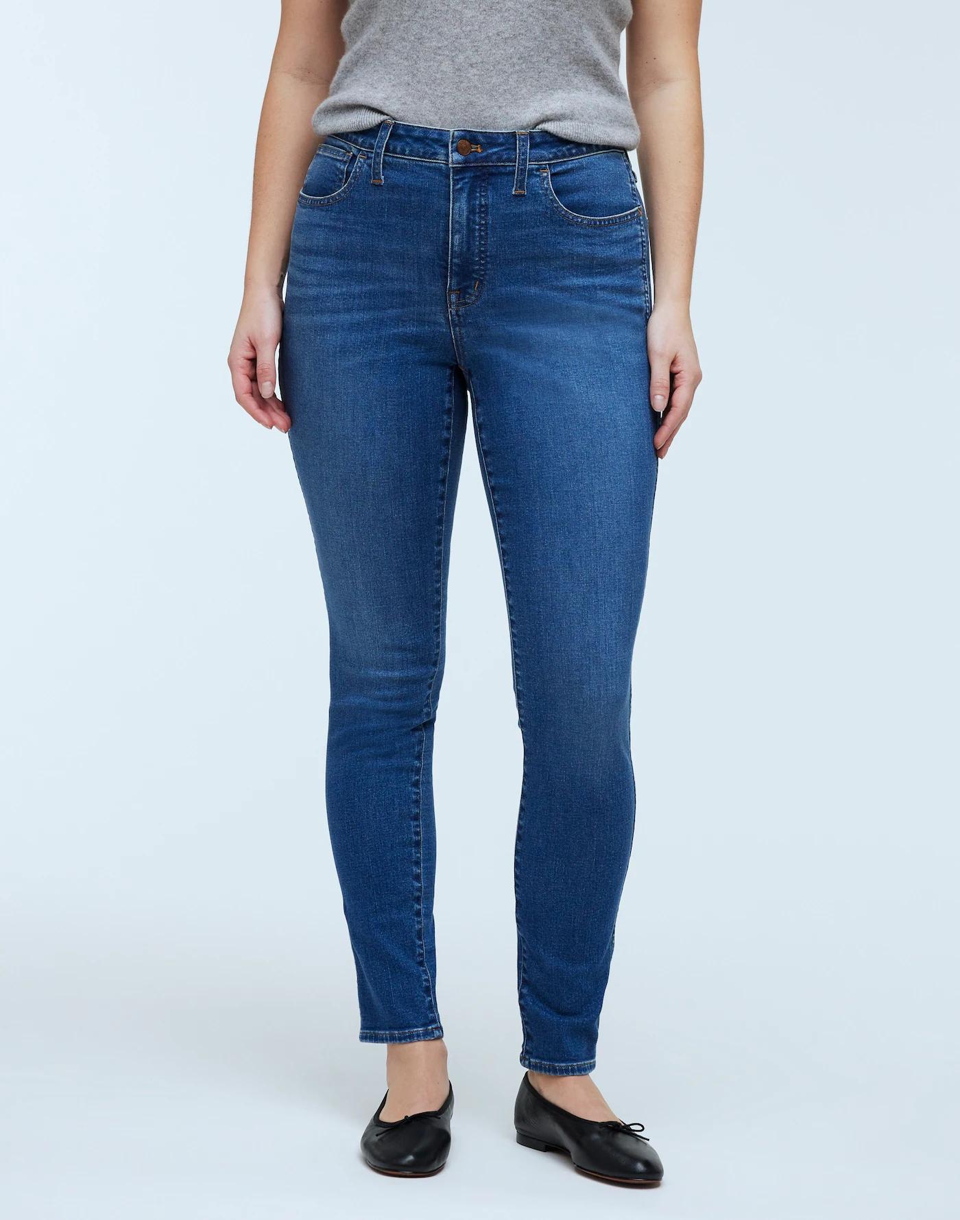 Tall Curvy 10" High-Rise Roadtripper Authentic Skinny Jeans in Faulkner Wash Product Image