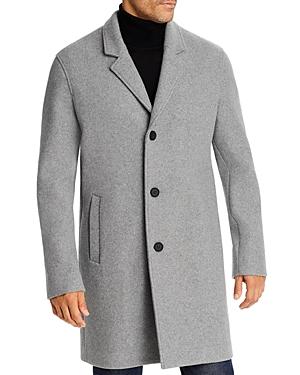 Cole Haan Mens Stretch Wool Top Coat - Beigeedium Product Image