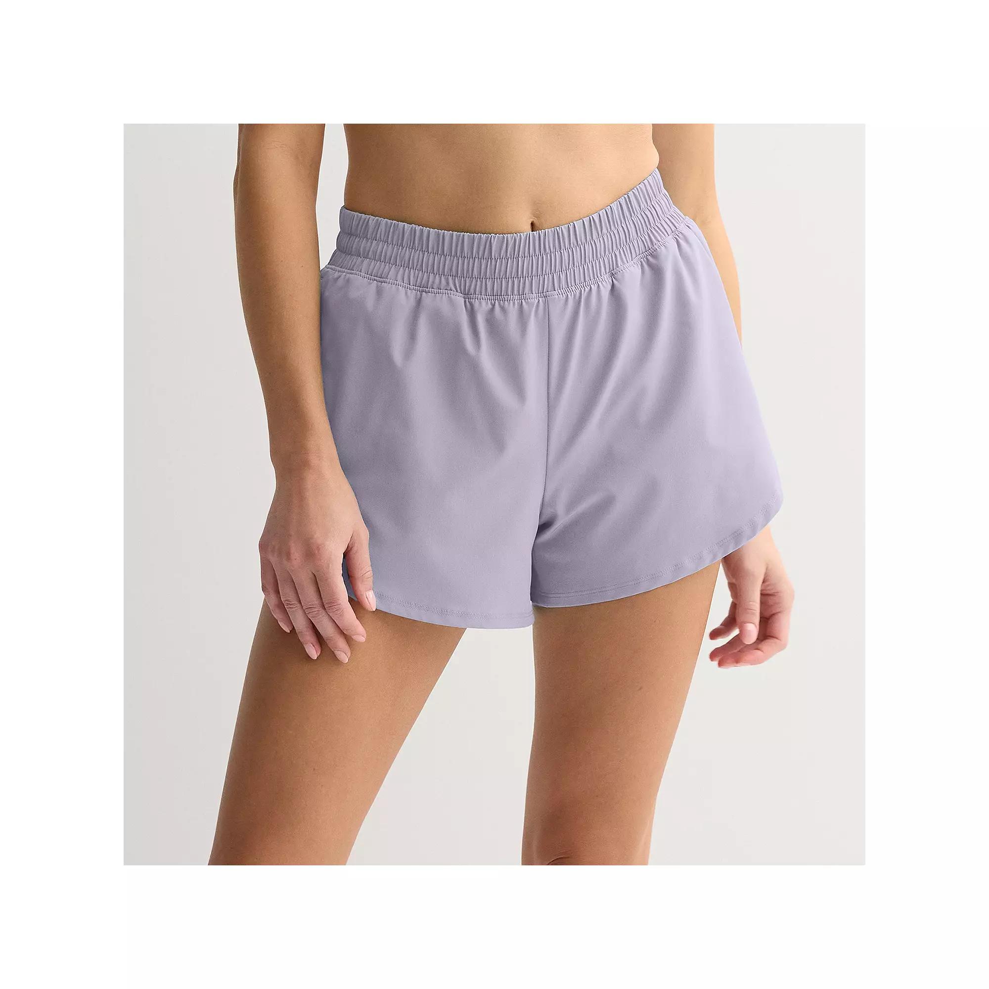 Women's Tek Gear Woven Run Shorts,  Product Image