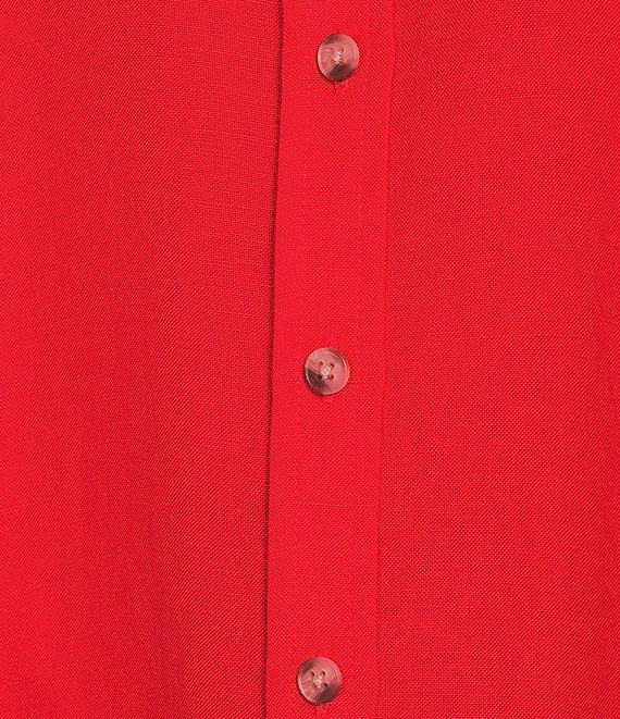 Antonio Melani Shyla Linen Blend Coordinating Collared Button Down Blouse Product Image