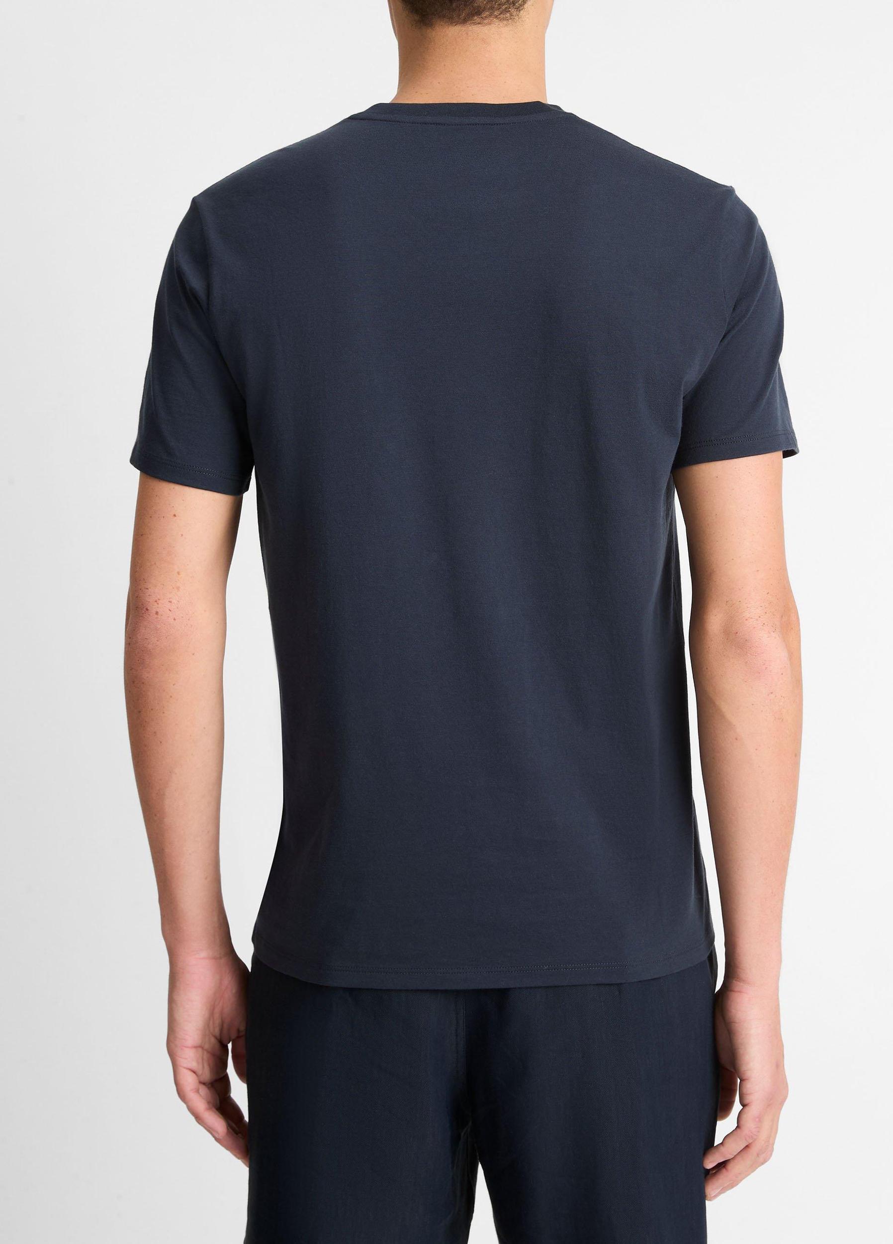 Pima Cotton V-Neck T-Shirt Product Image