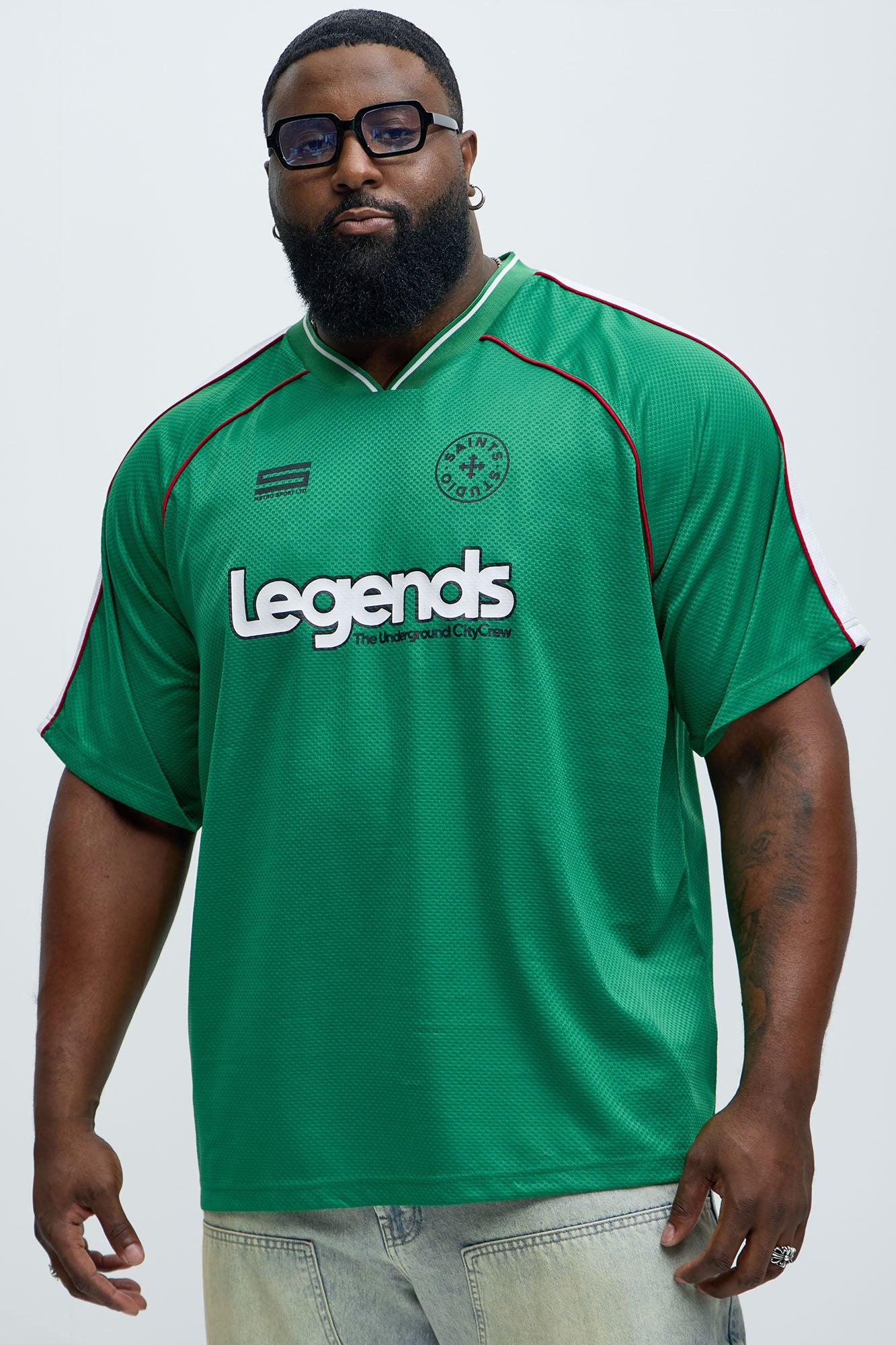 Legends V-Neck Soccer Jersey - Green Product Image
