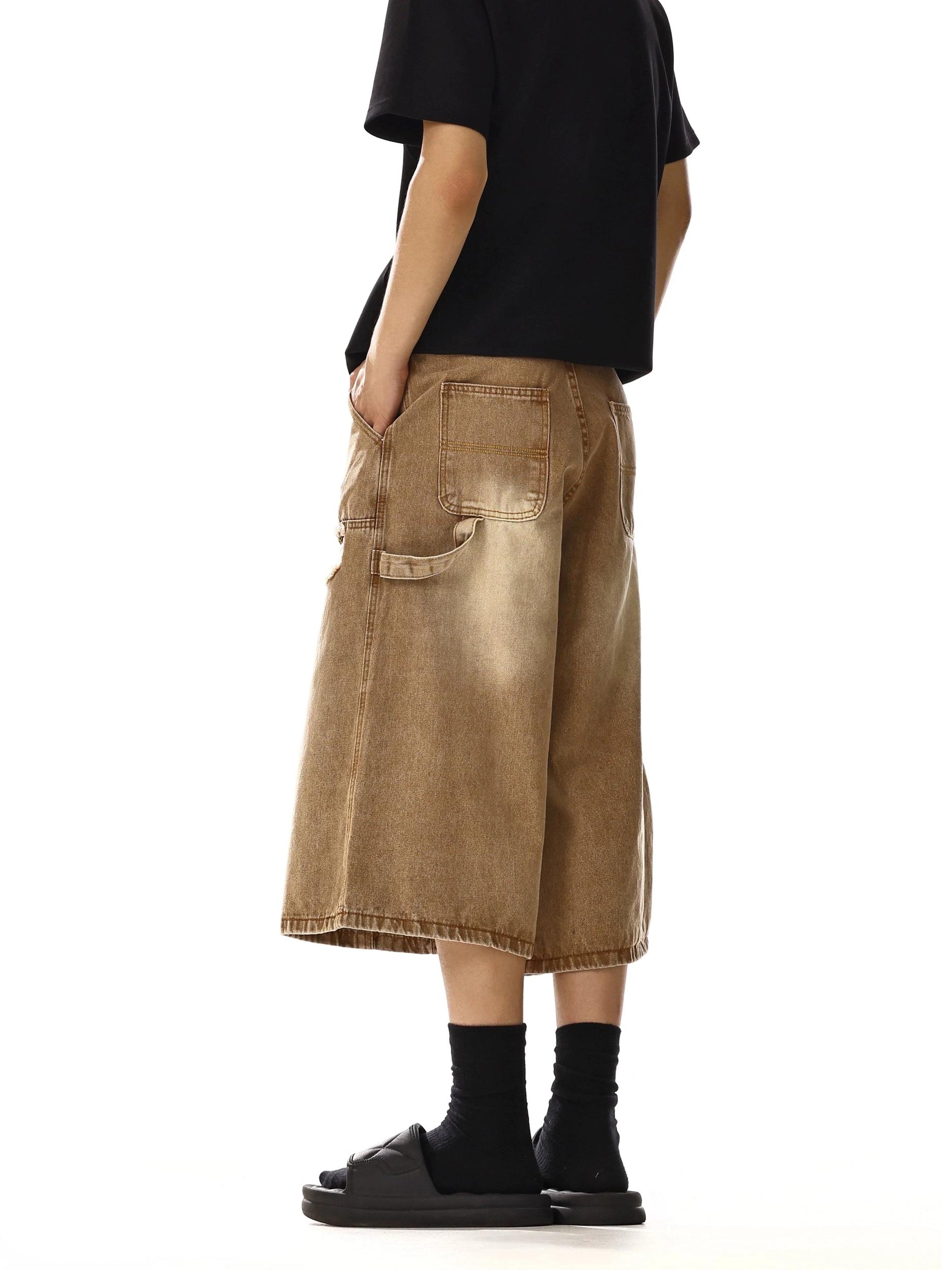 RT No. 18118 DISTRESSED WORKWEAR SHORTS Product Image