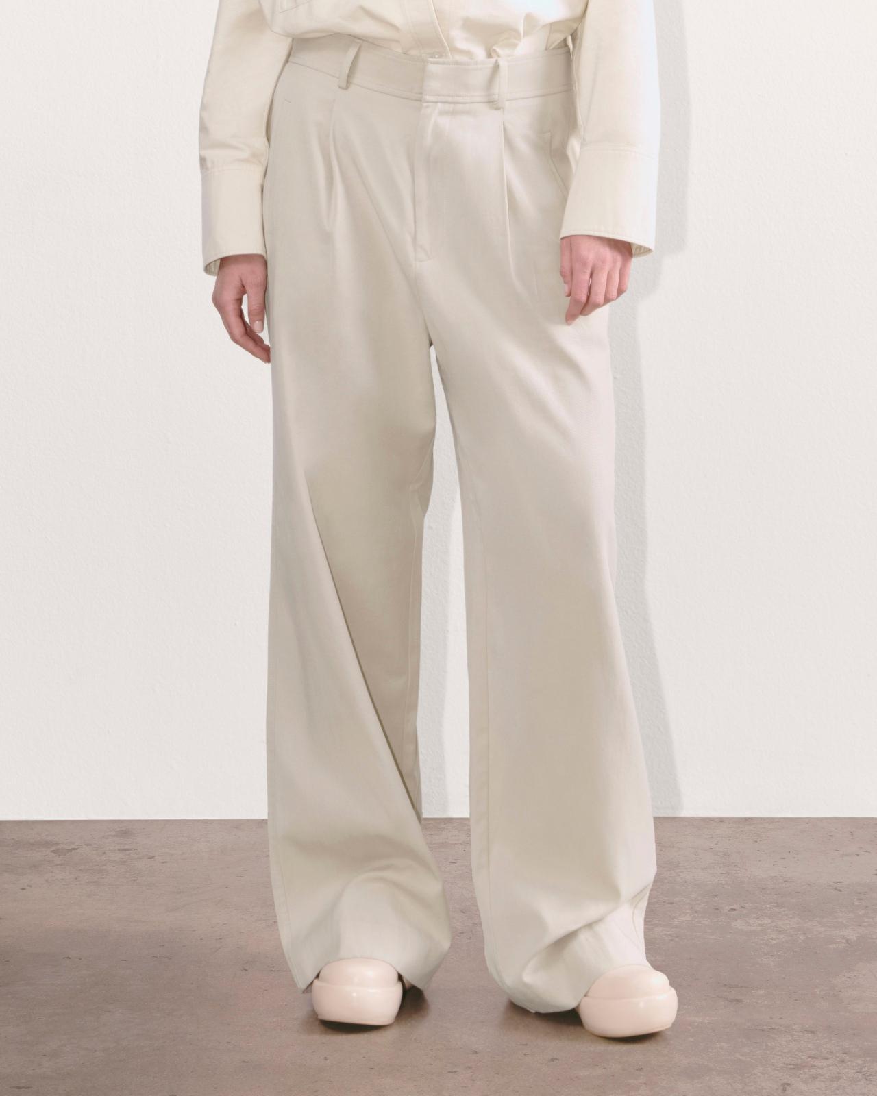 Womens Draper Pleated Pant in Buttersmooth by Everlane Product Image