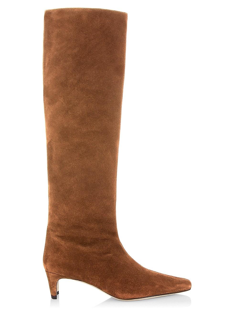 Womens Wally Leather Knee-High Boots Product Image