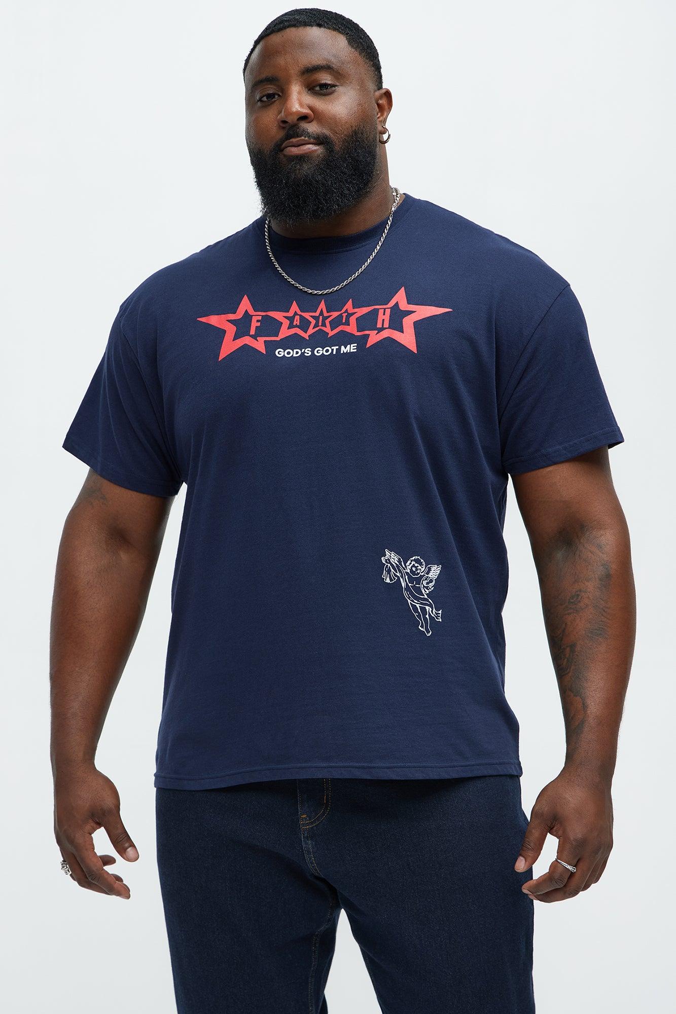 God's Got Me Short Sleeve Tee - Navy Product Image