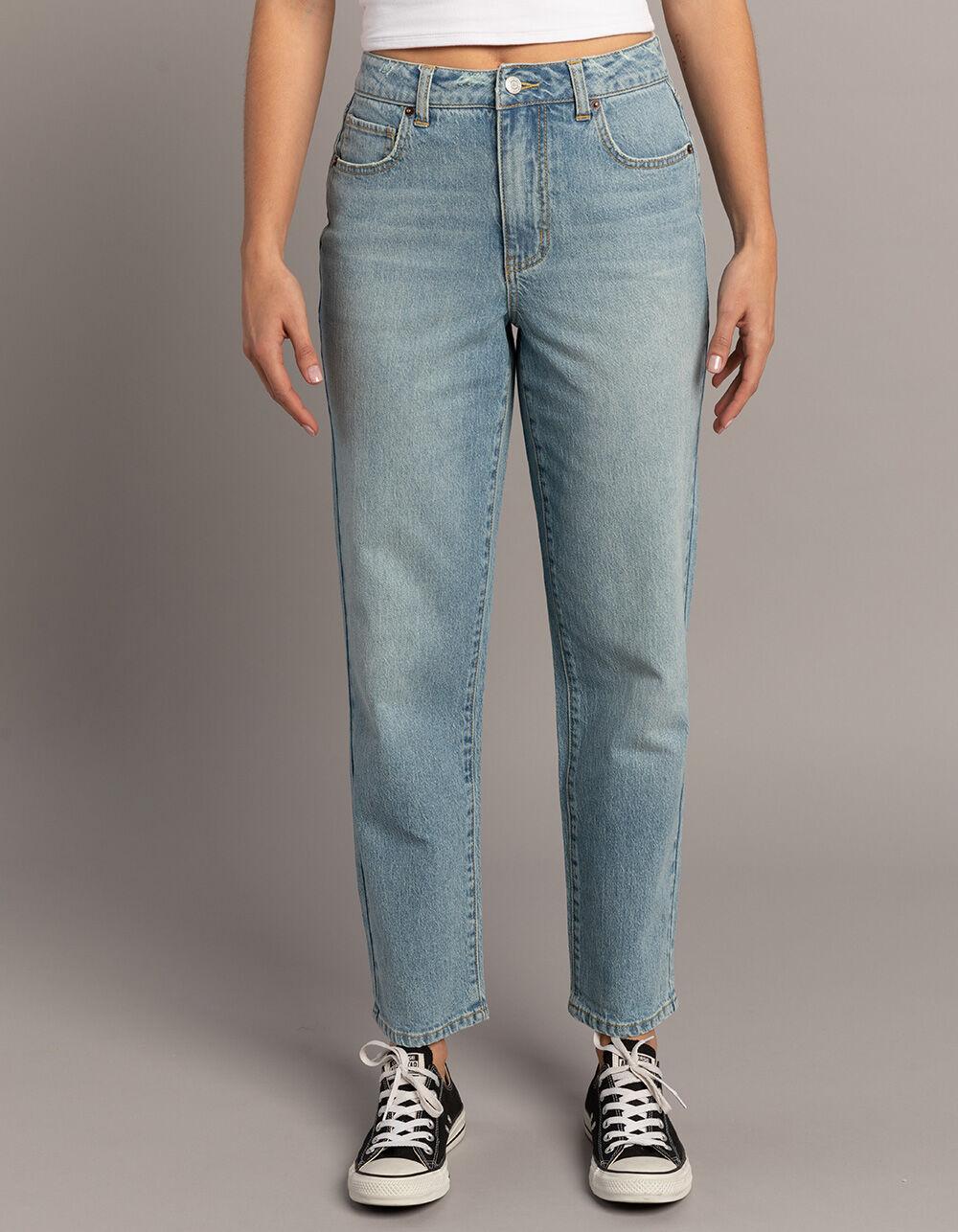 RSQ Womens High Rise Straight Jeans - LIGHT WASH Product Image