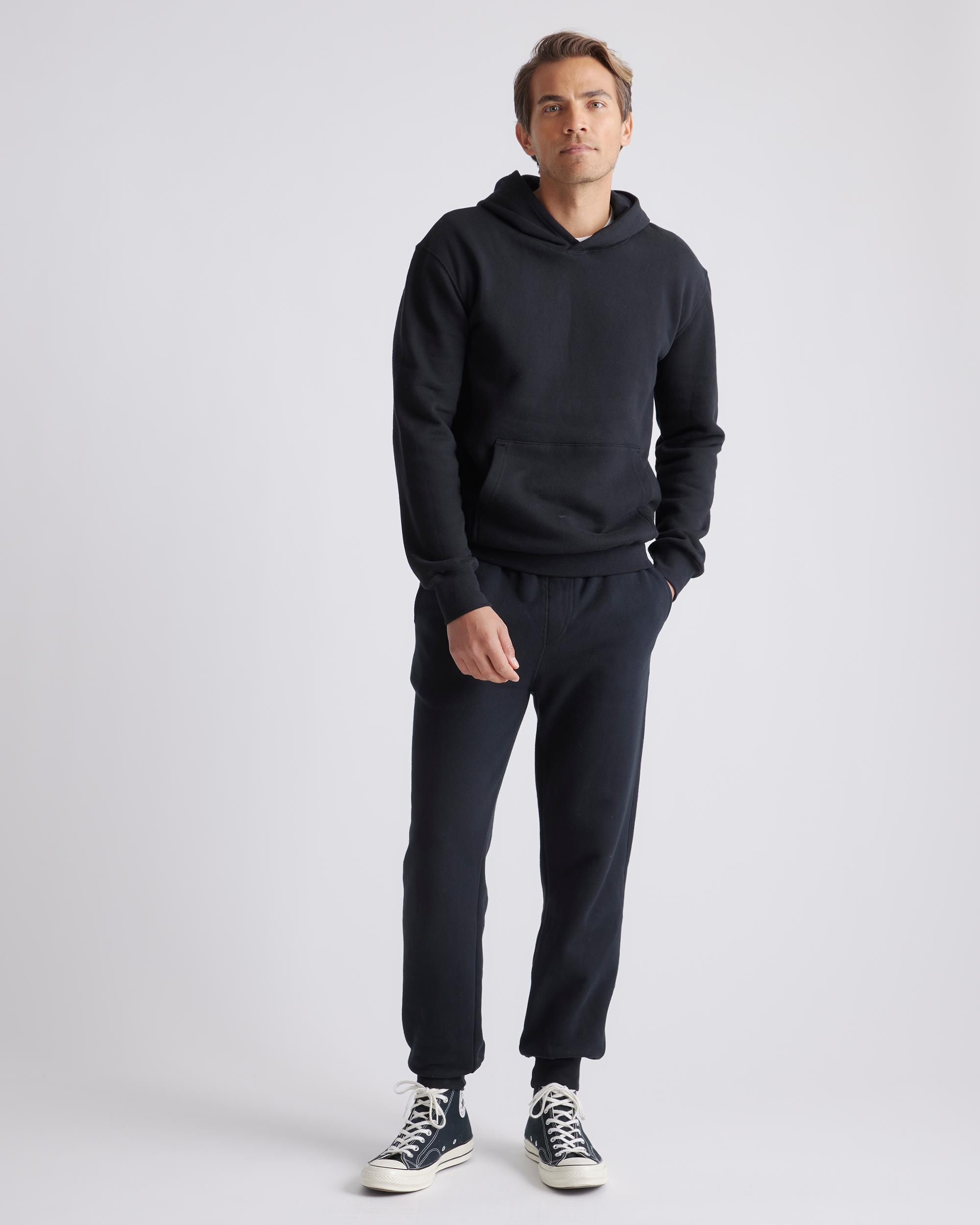 Quince | Men's Organic Heavyweight Fleece Hoodie Organic Cotton Product Image