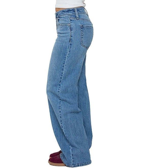 YMI Jeanswear Luxe Bella Asymmetrical Wide Leg Jeans Product Image