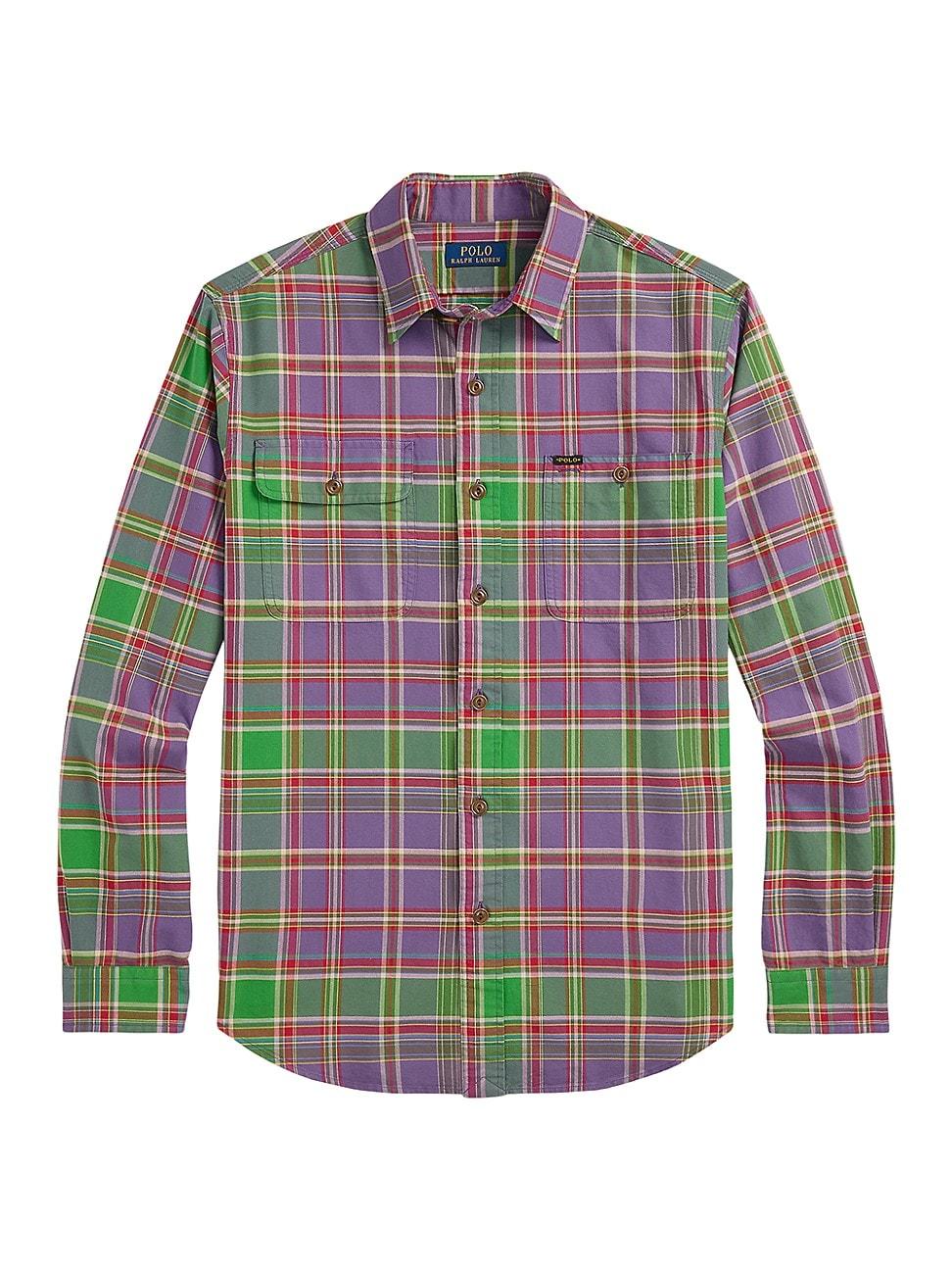 Mens Plaid Oxford Workshirt Product Image