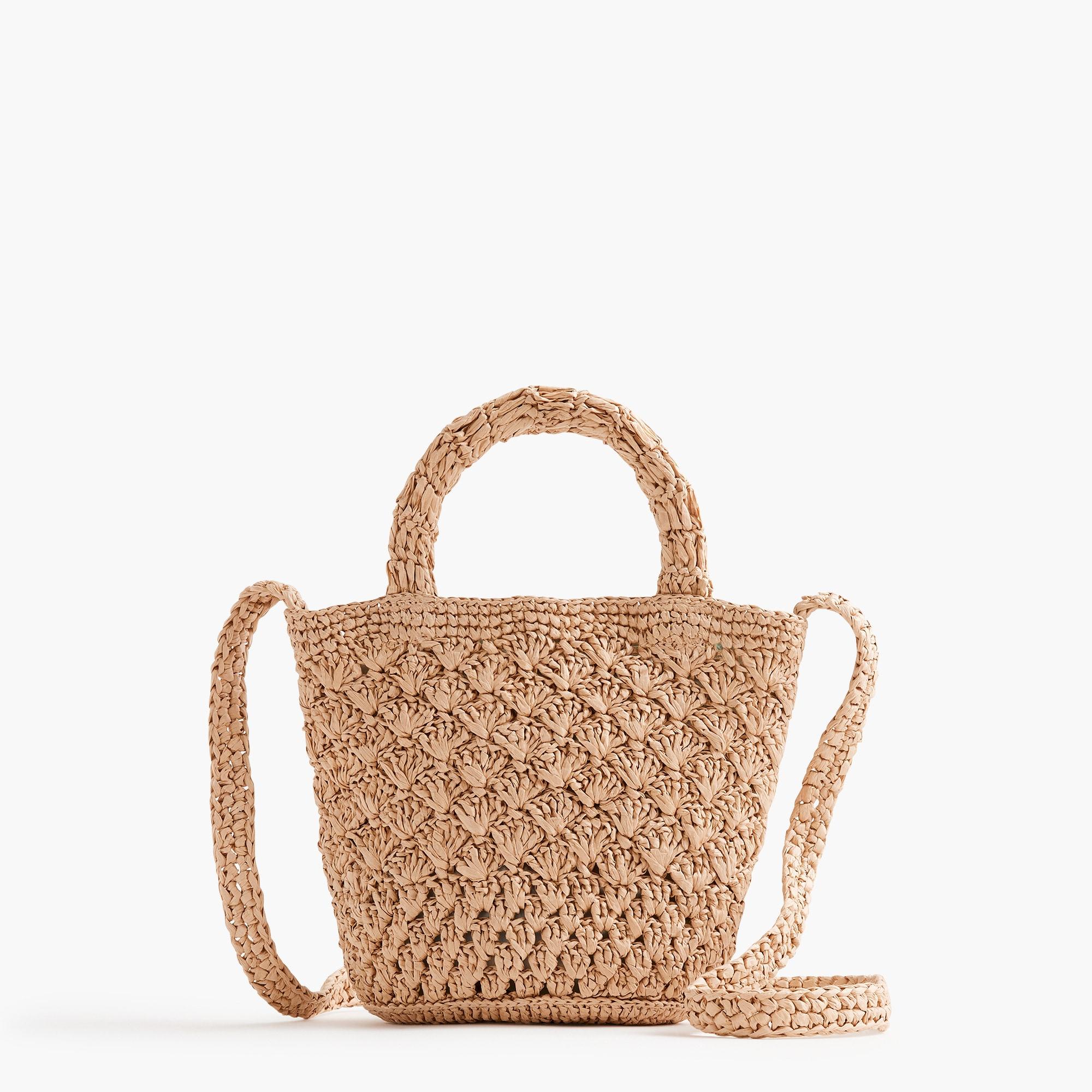 Woven mini tote bag Product Image