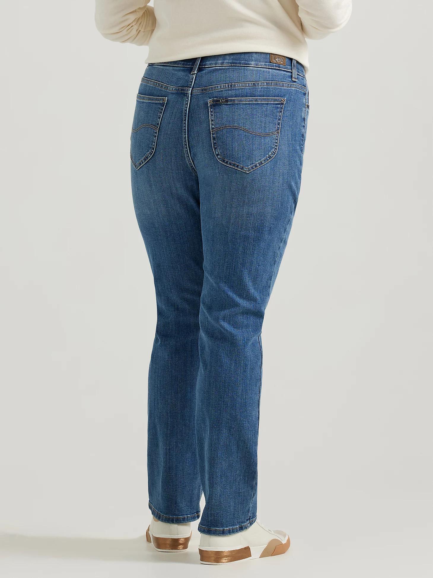 Women's Ultra Lux Comfort with Flex Motion Straight Jean (Plus) | Women's Jeans | Lee® Product Image