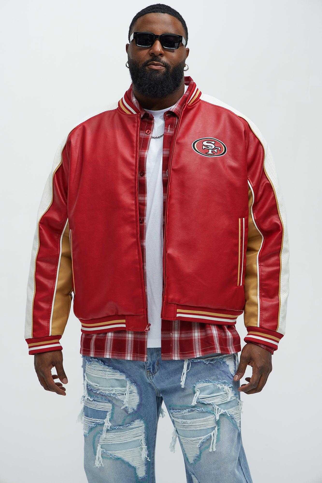 49ers High Standard Jacket - Red/White Male Product Image