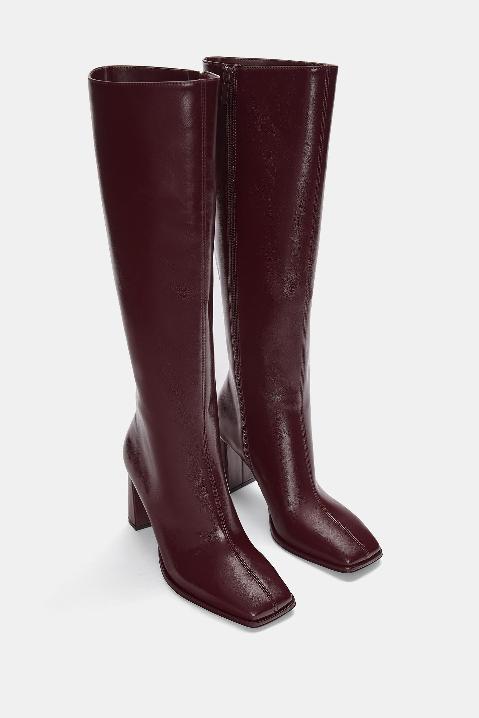 High-heeled boots Product Image