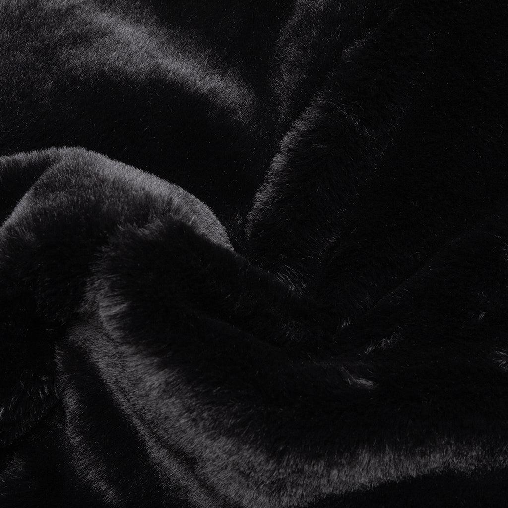 Faux-Fur Hood Sweatshirt UTC269 - Nero Male Product Image