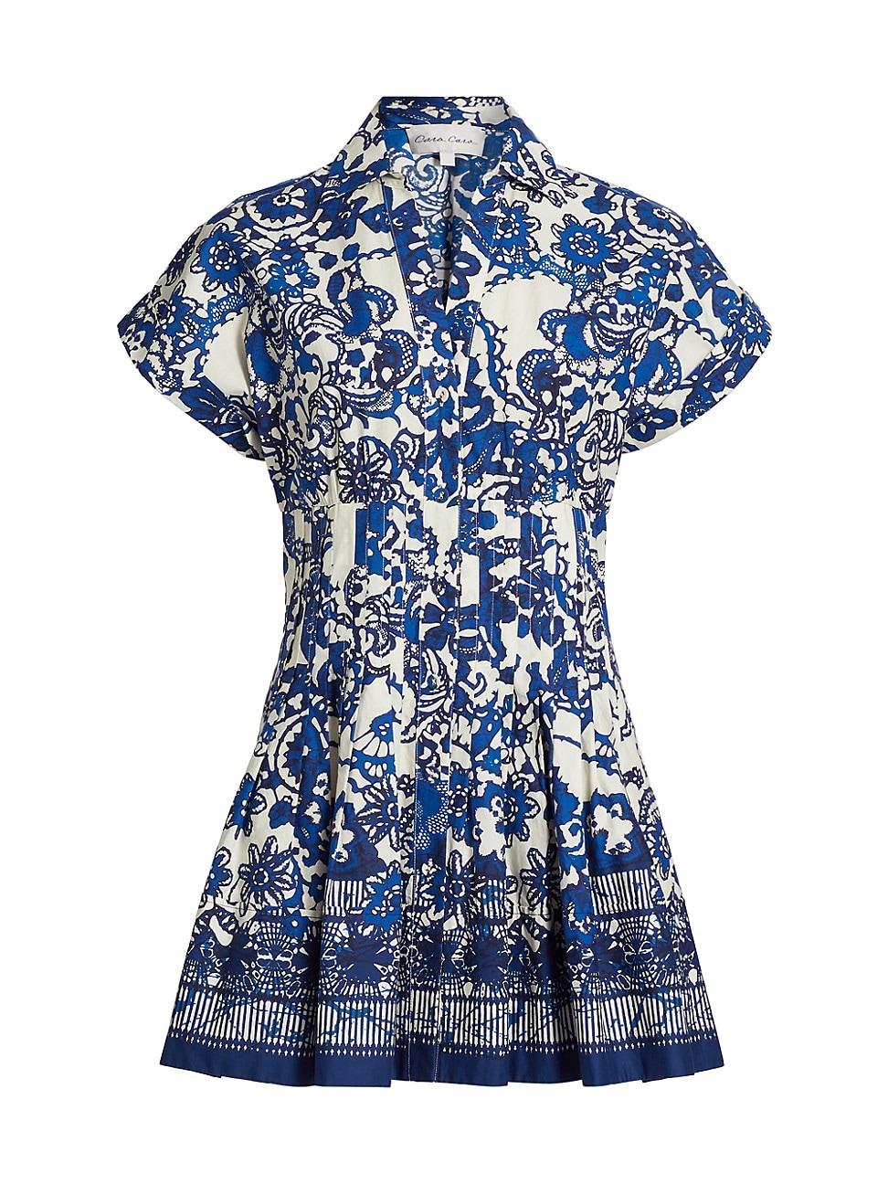 Womens Nash Cotton Poplin Minidress Product Image
