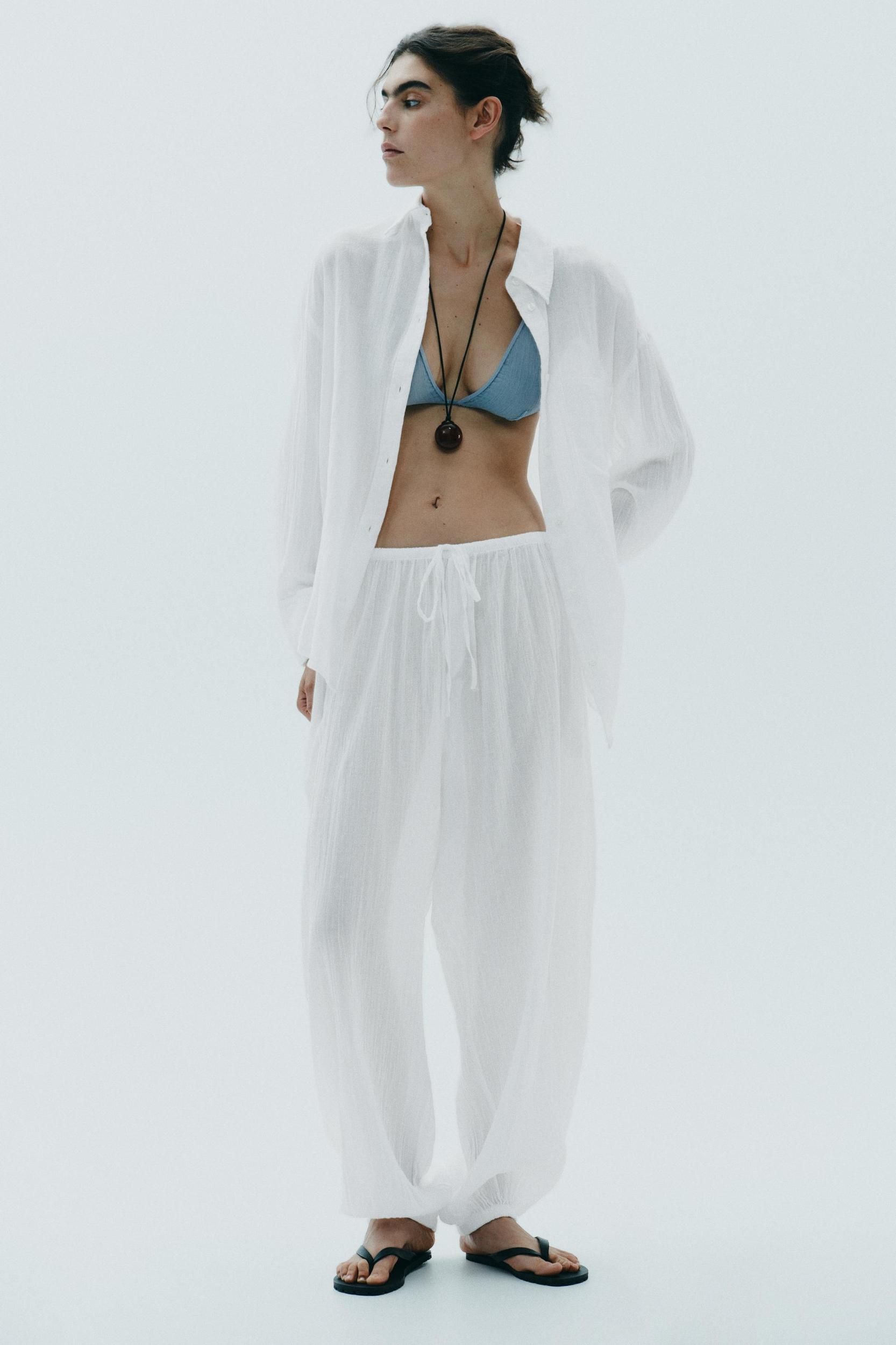 OVERSIZED GAUZE SHIRT Product Image