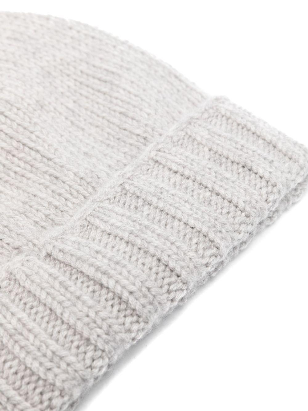 ribbed-knit cashmere beanie Product Image