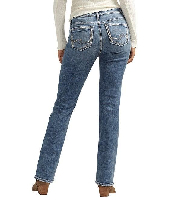 Silver Jeans Co. Elyse Mid Rise Slim Fit Power Stretch Bootcut Jeans Product Image